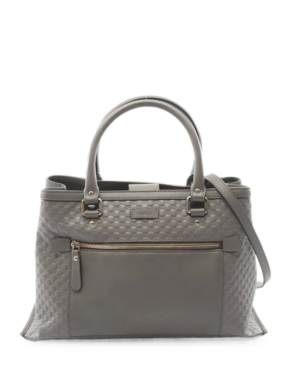 2000s micro leather tote bag
