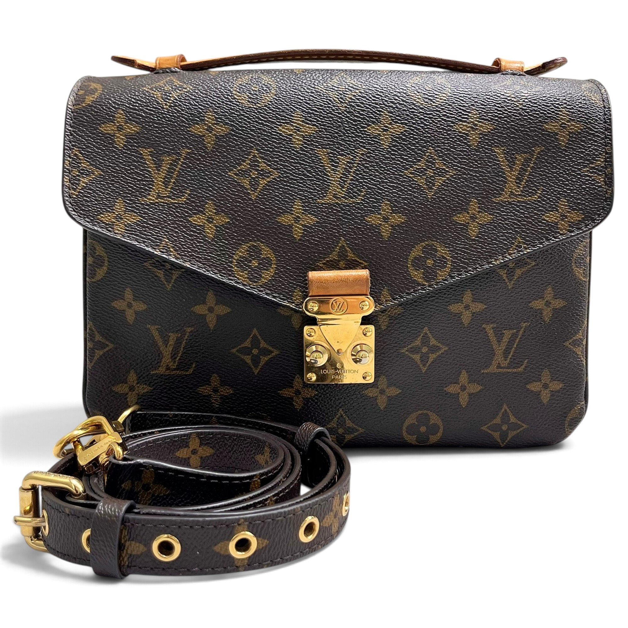 Metis leather handbag