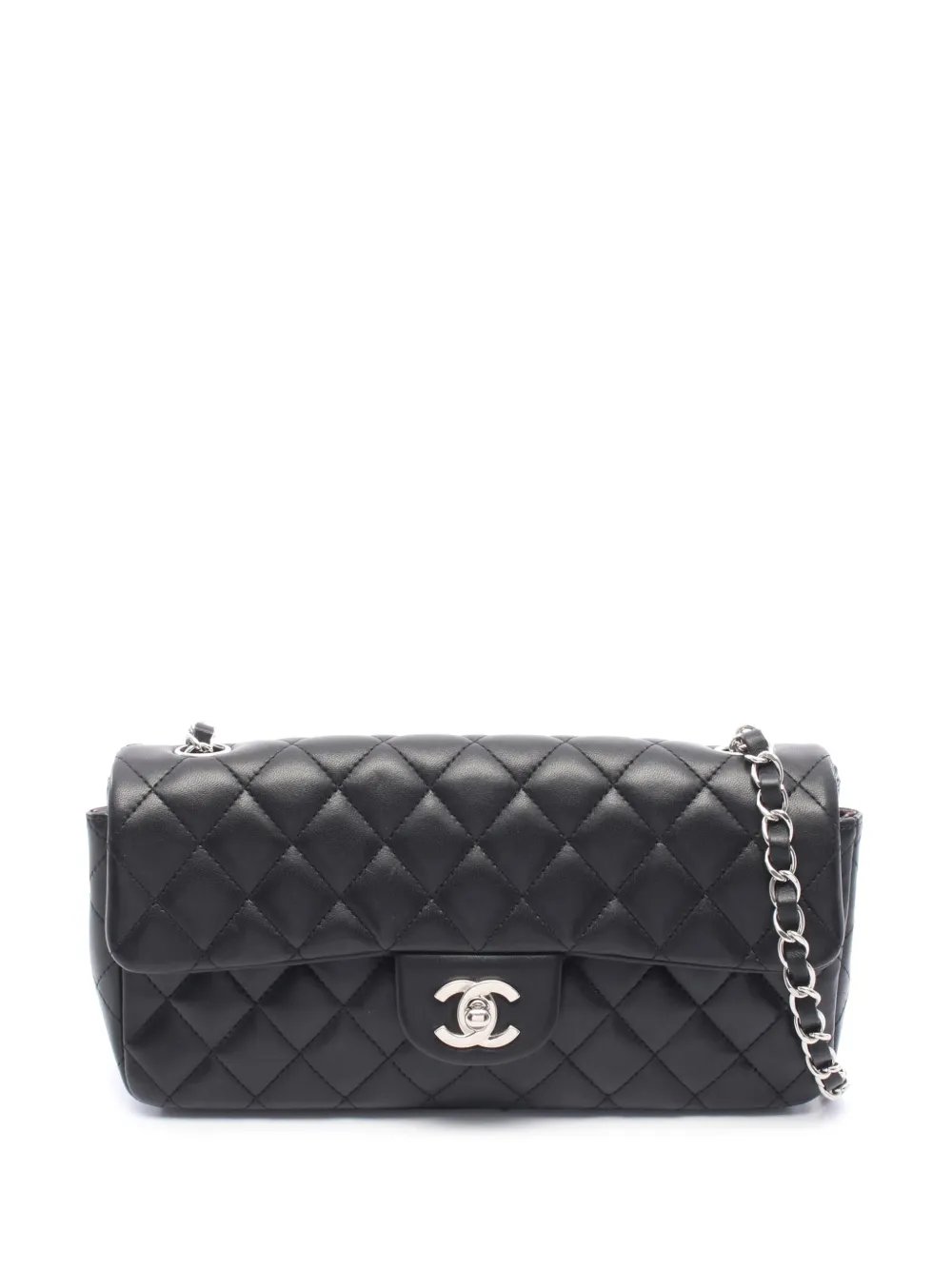 2008-2009 Classic Lambskin East West Single Flap shoulder bag