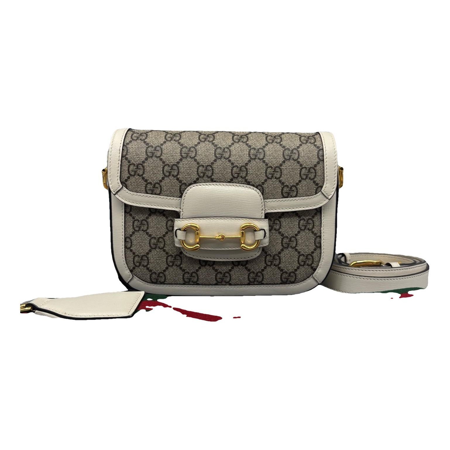 Horsebit 1955 Flap leather handbag