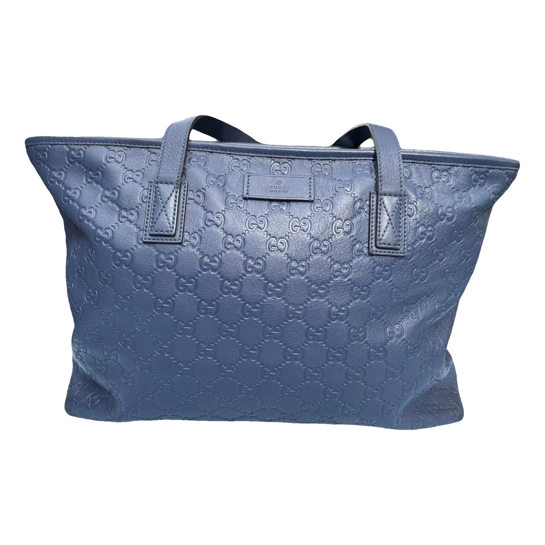 Leather tote