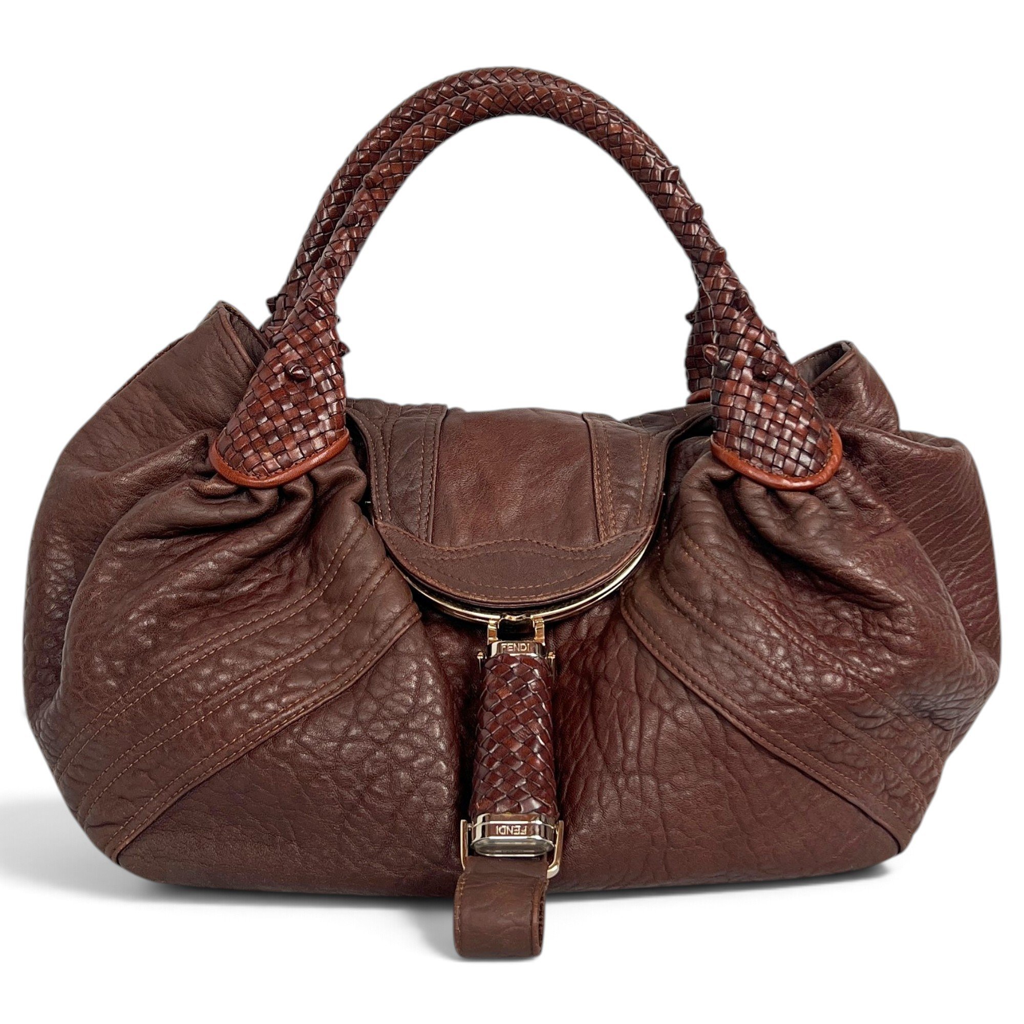 Spy leather handbag