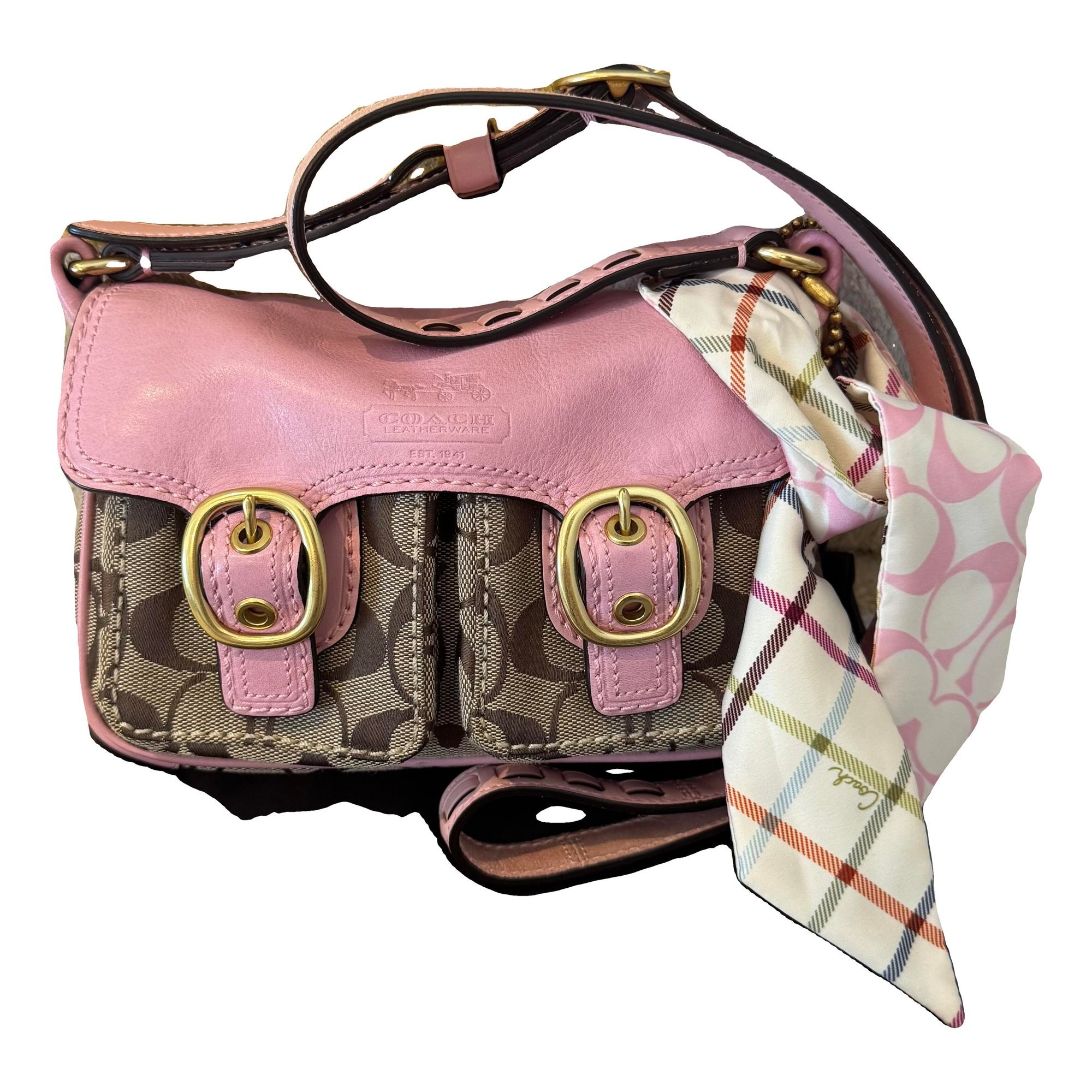 Signature Sufflette leather handbag