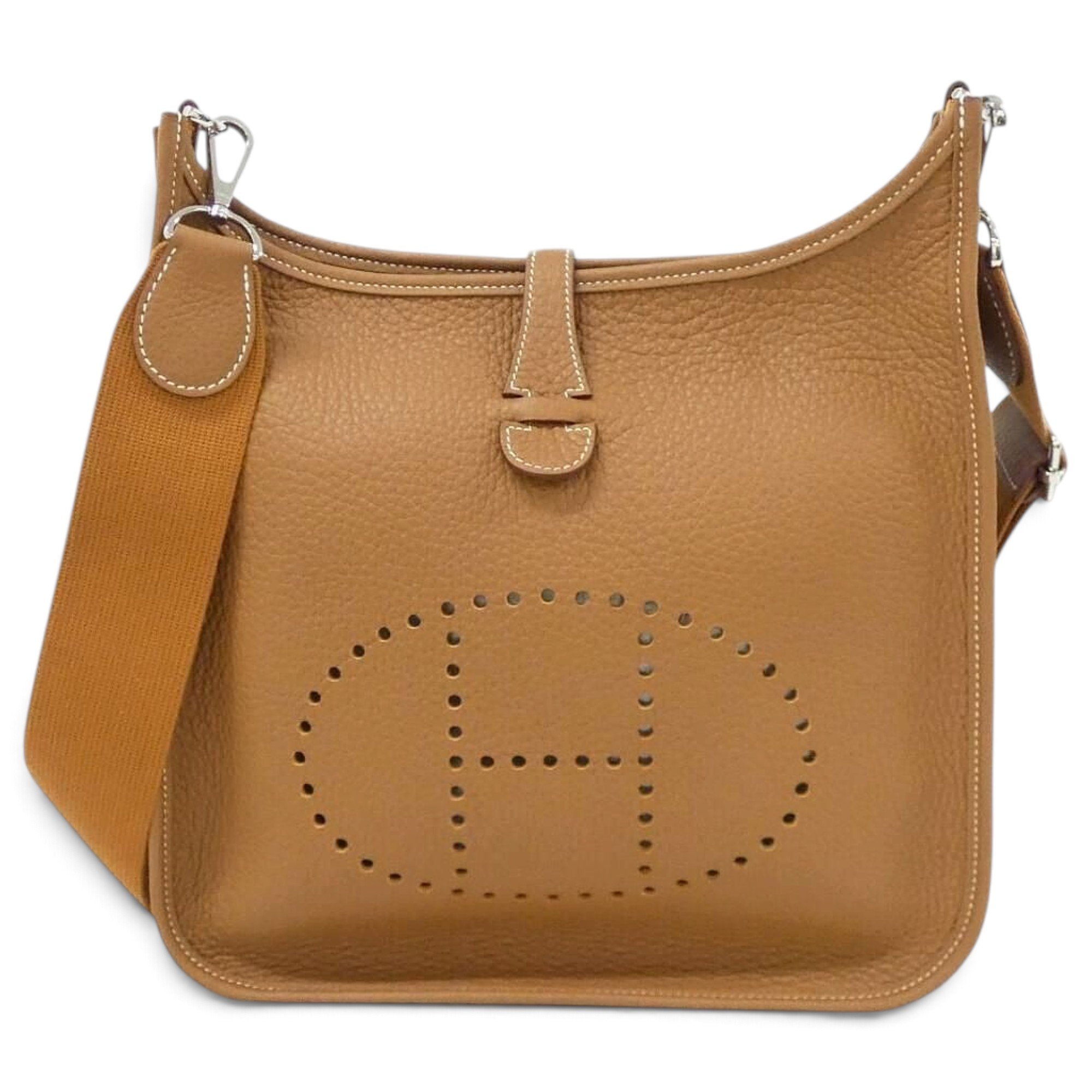 Evelyne leather handbag