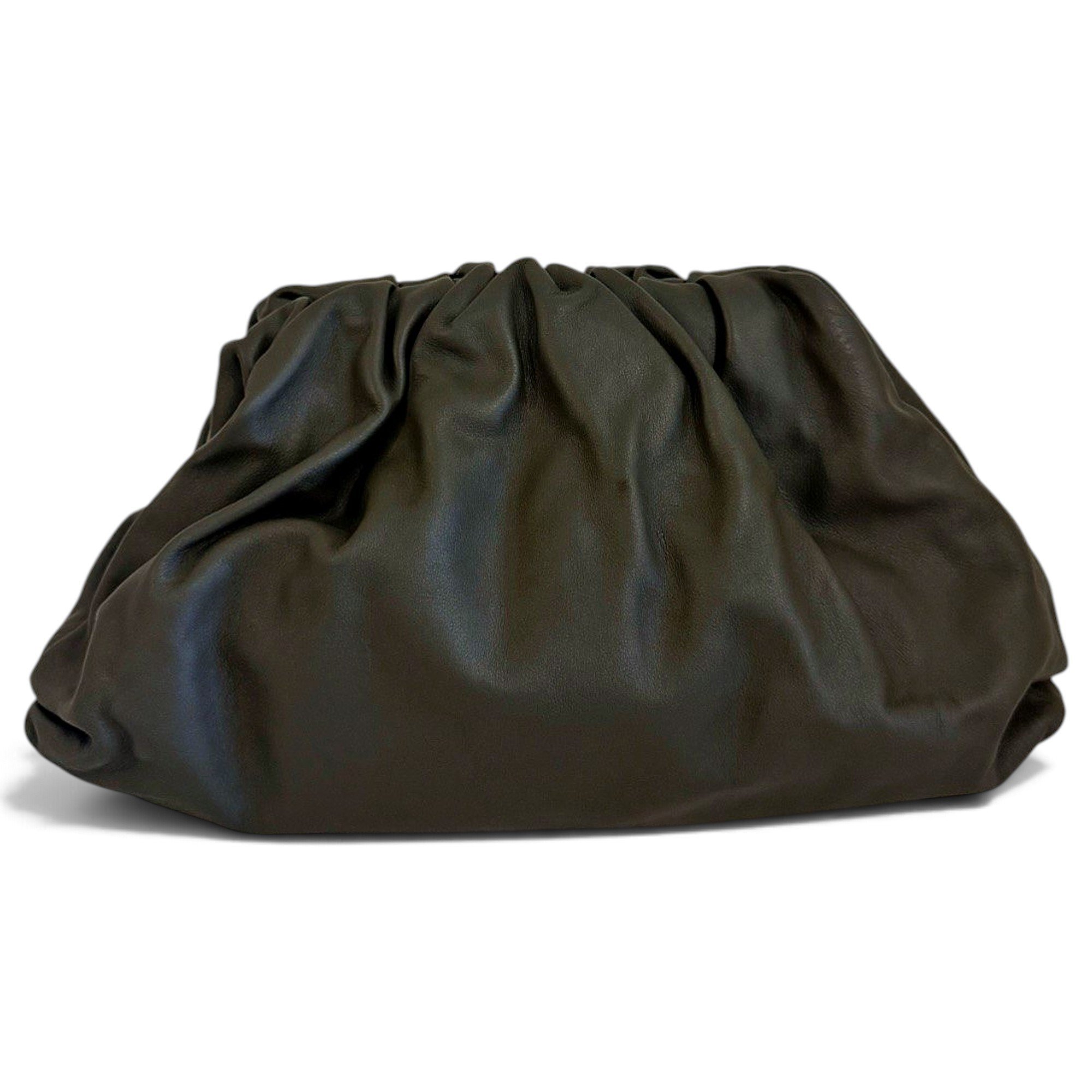 Pouch leather handbag