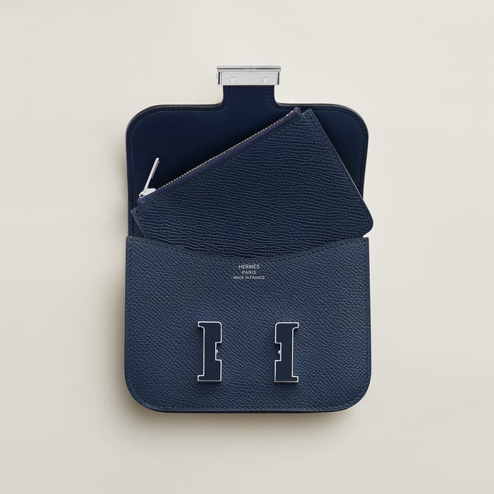 Bleu Abysse Constance Slim Wallet