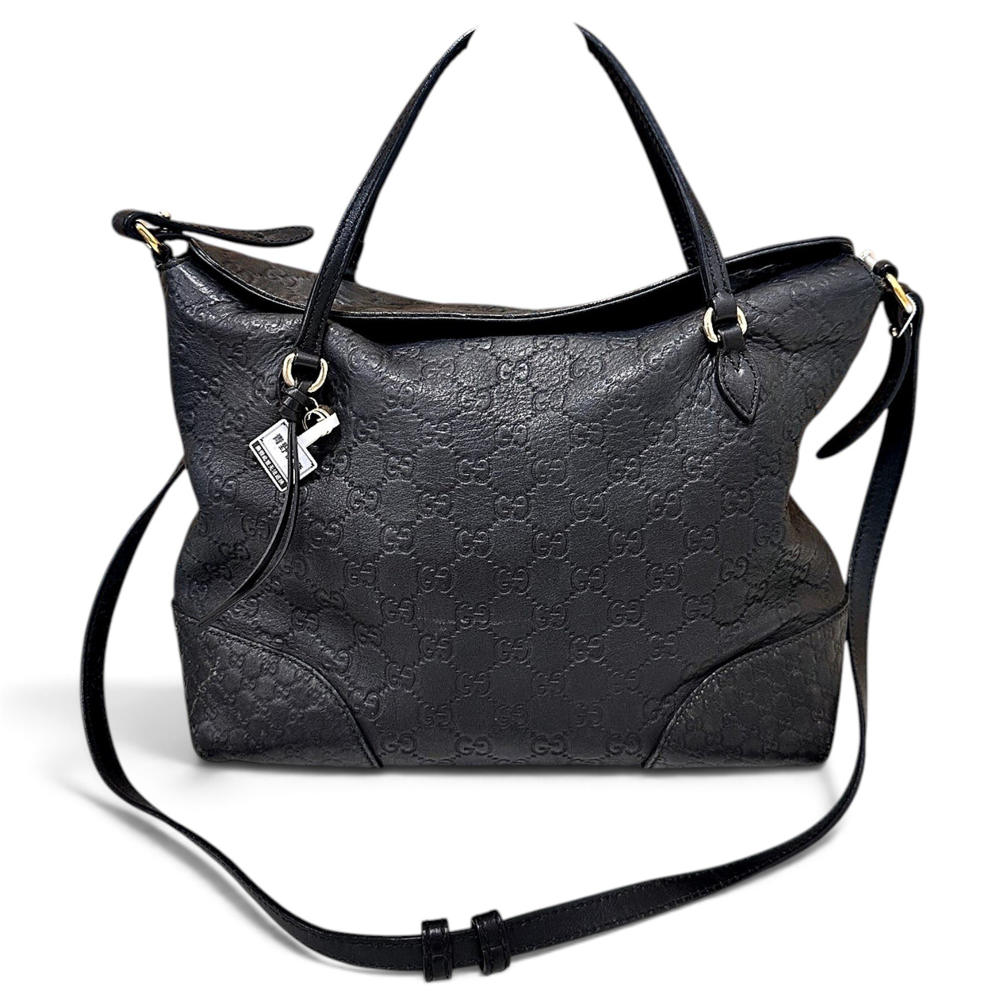 Leather tote