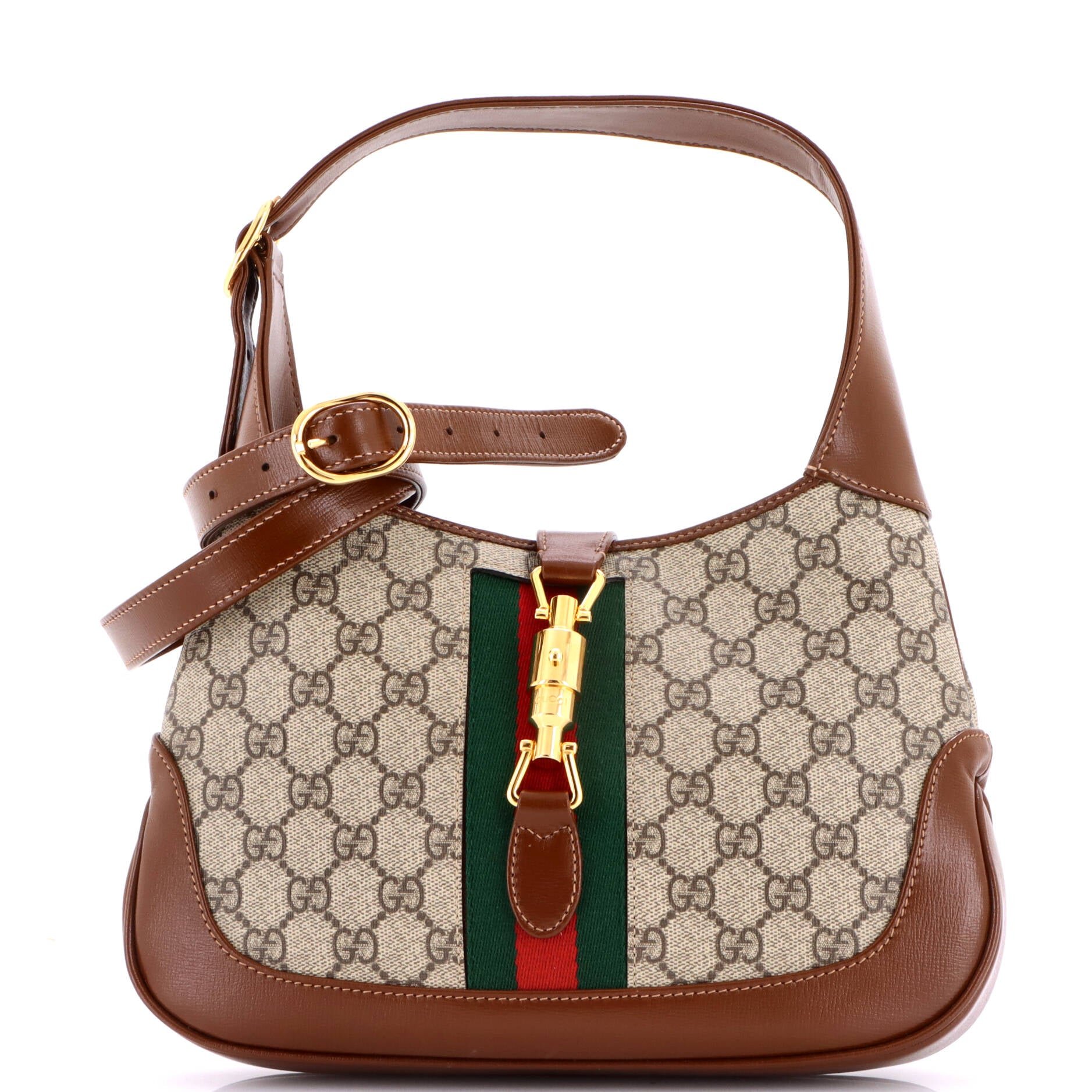 Jackie 1961 Hobo GG Coated Canvas Small