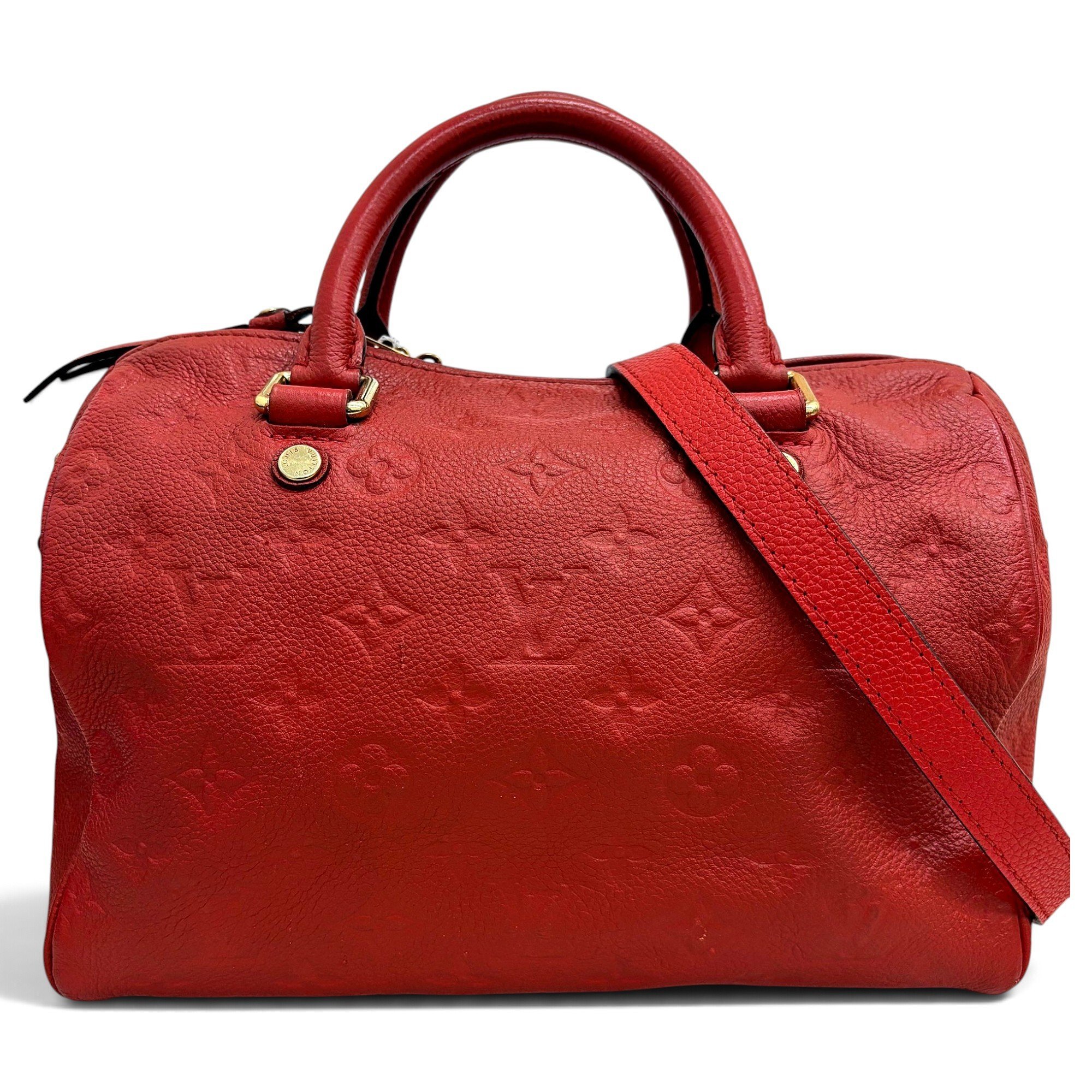 Speedy leather handbag