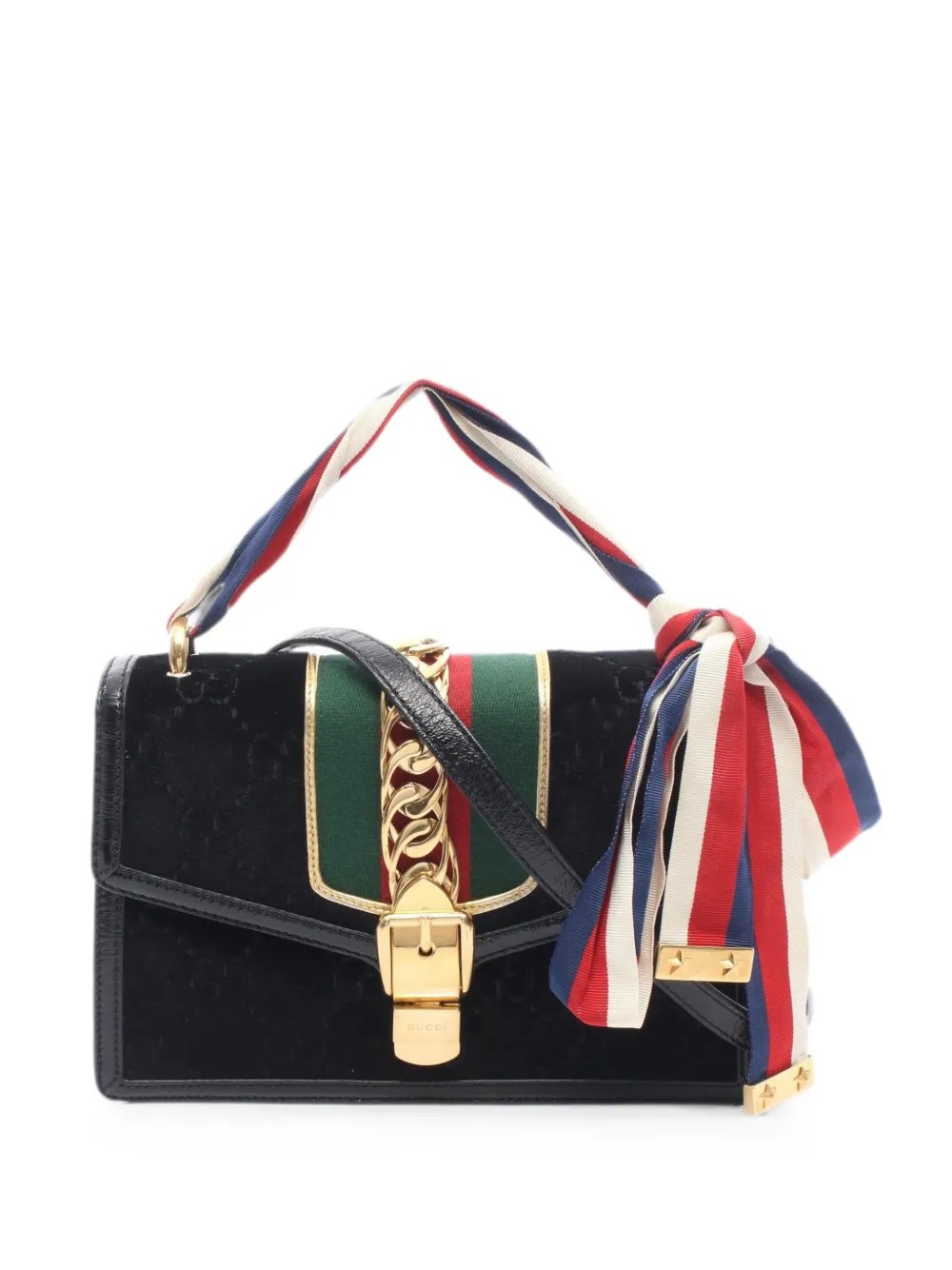 2010s Sylvie GG pattern tote bag