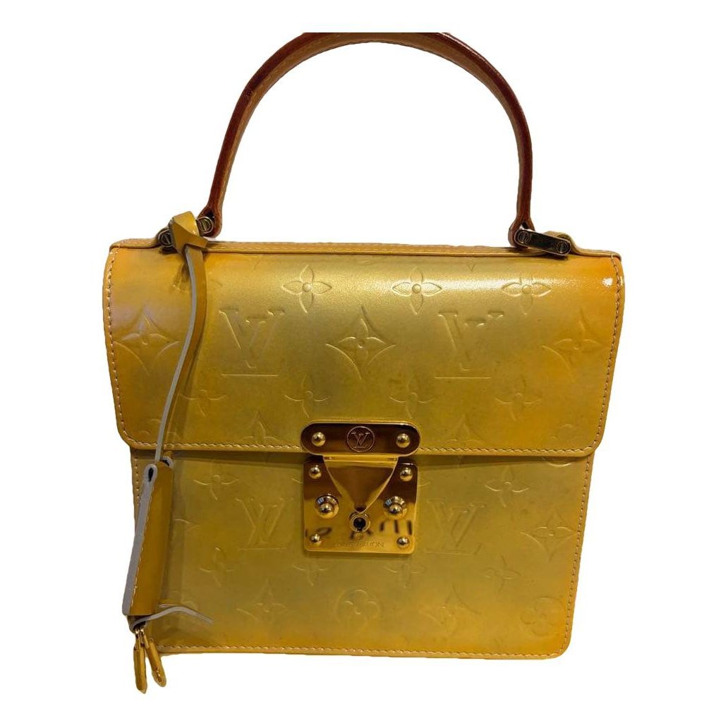Spring street patent leather handbag