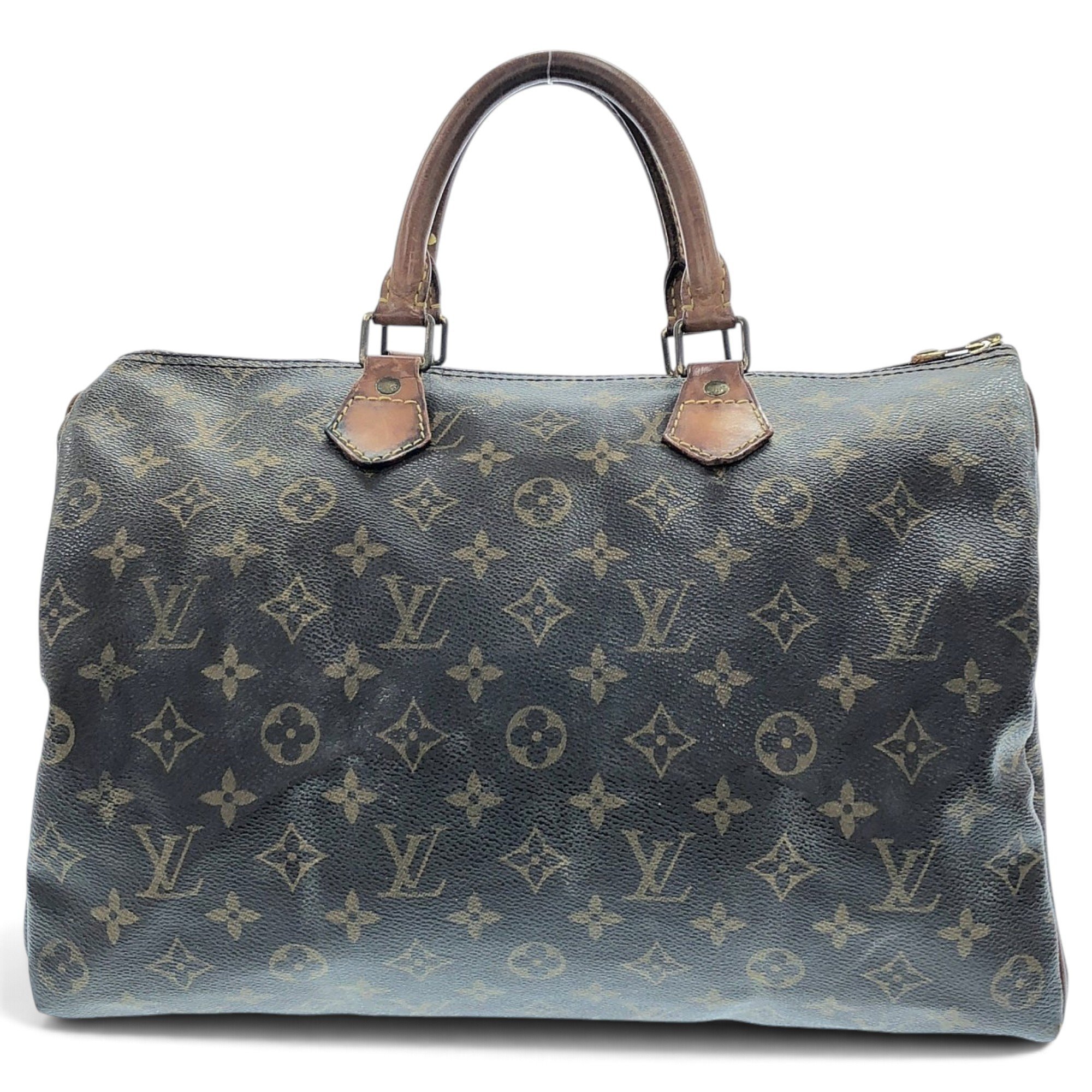Speedy leather handbag