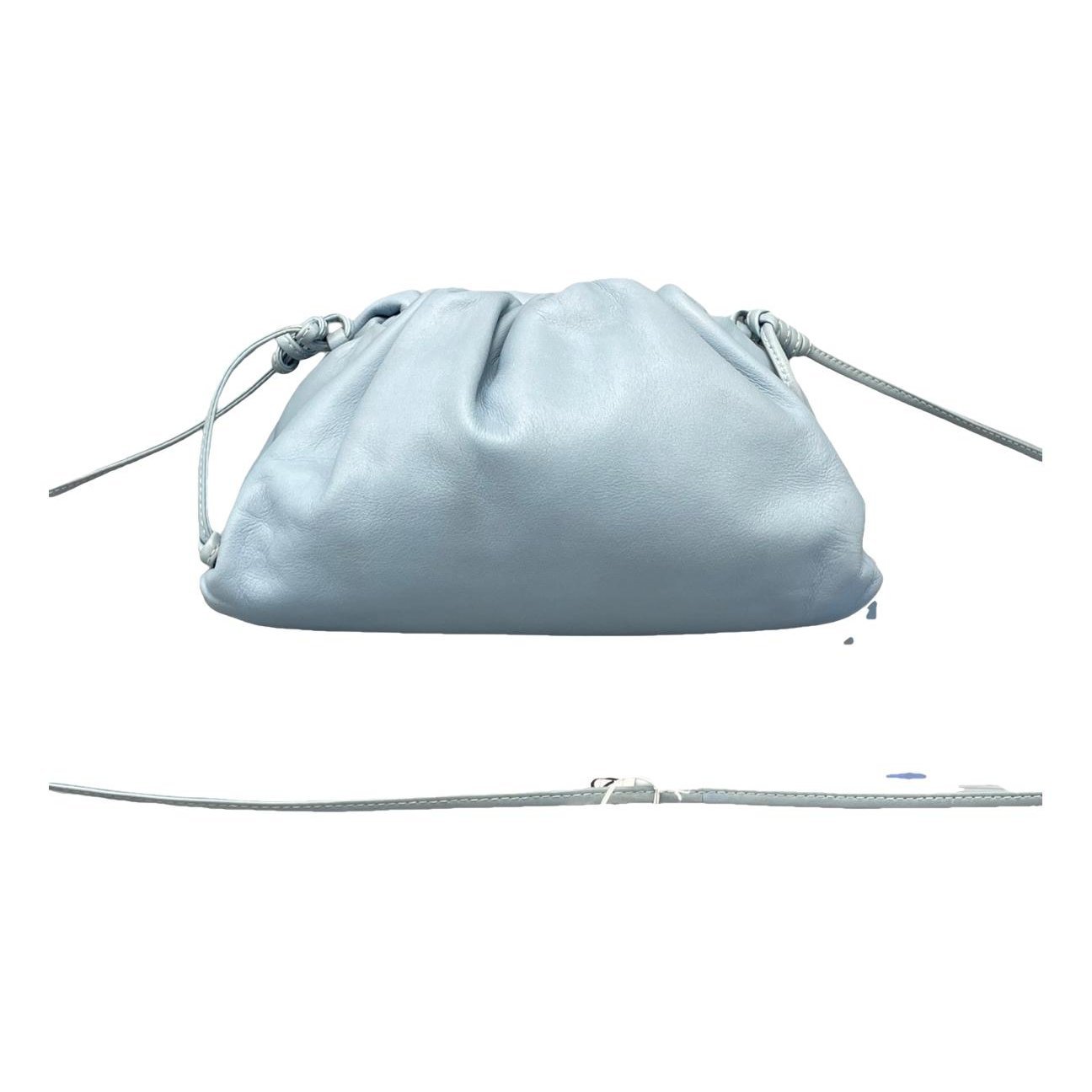 Pouch leather handbag