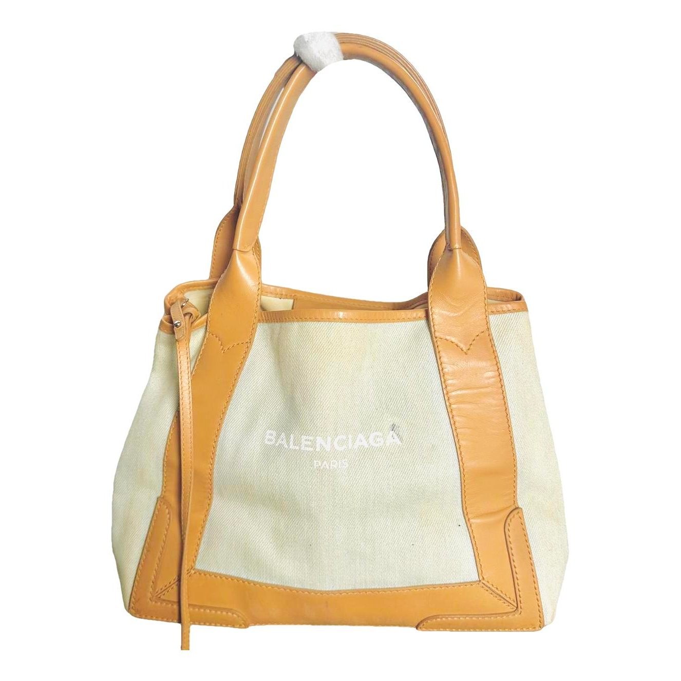 Balenciaga Navy cabas cloth tote