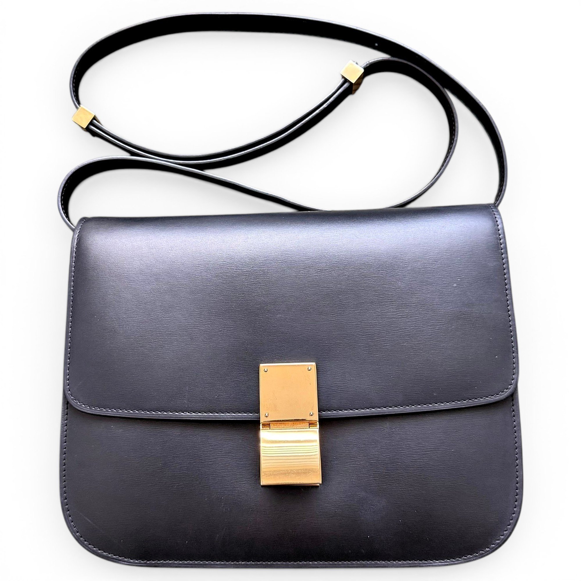 Classic leather crossbody bag