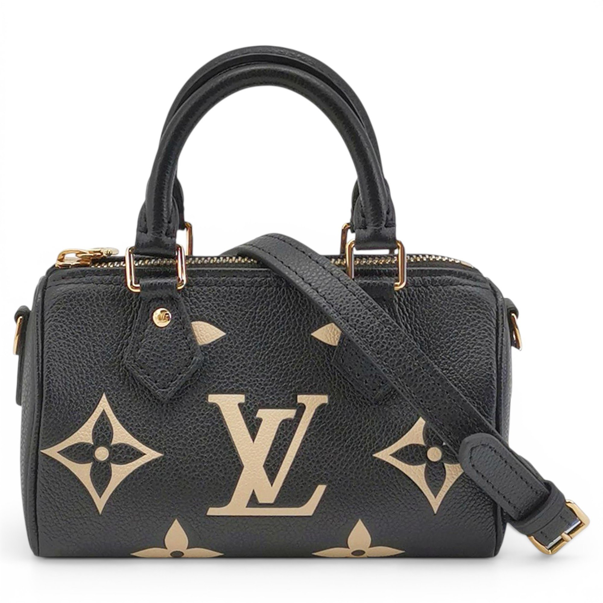 Speedy leather handbag