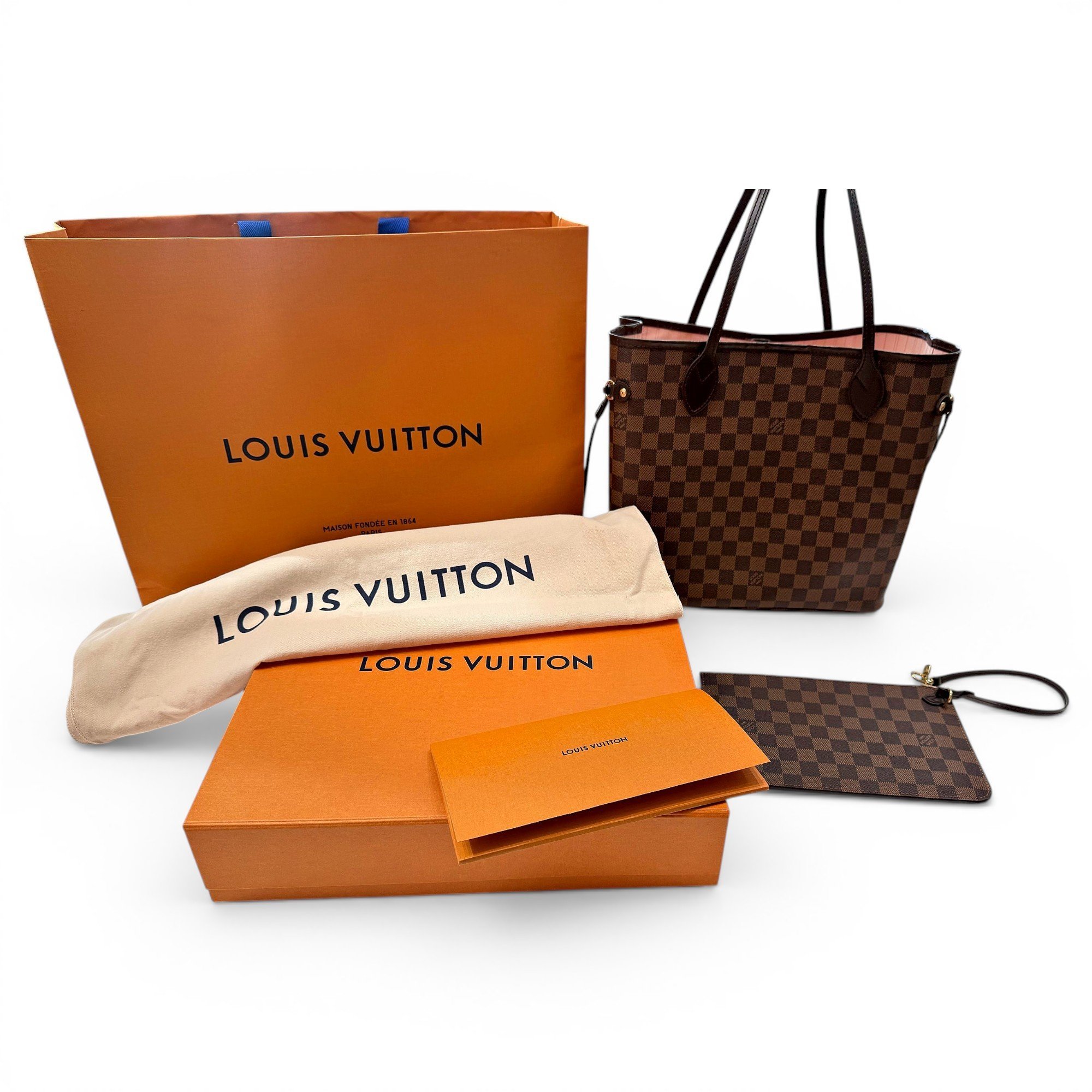 Neverfull leather tote