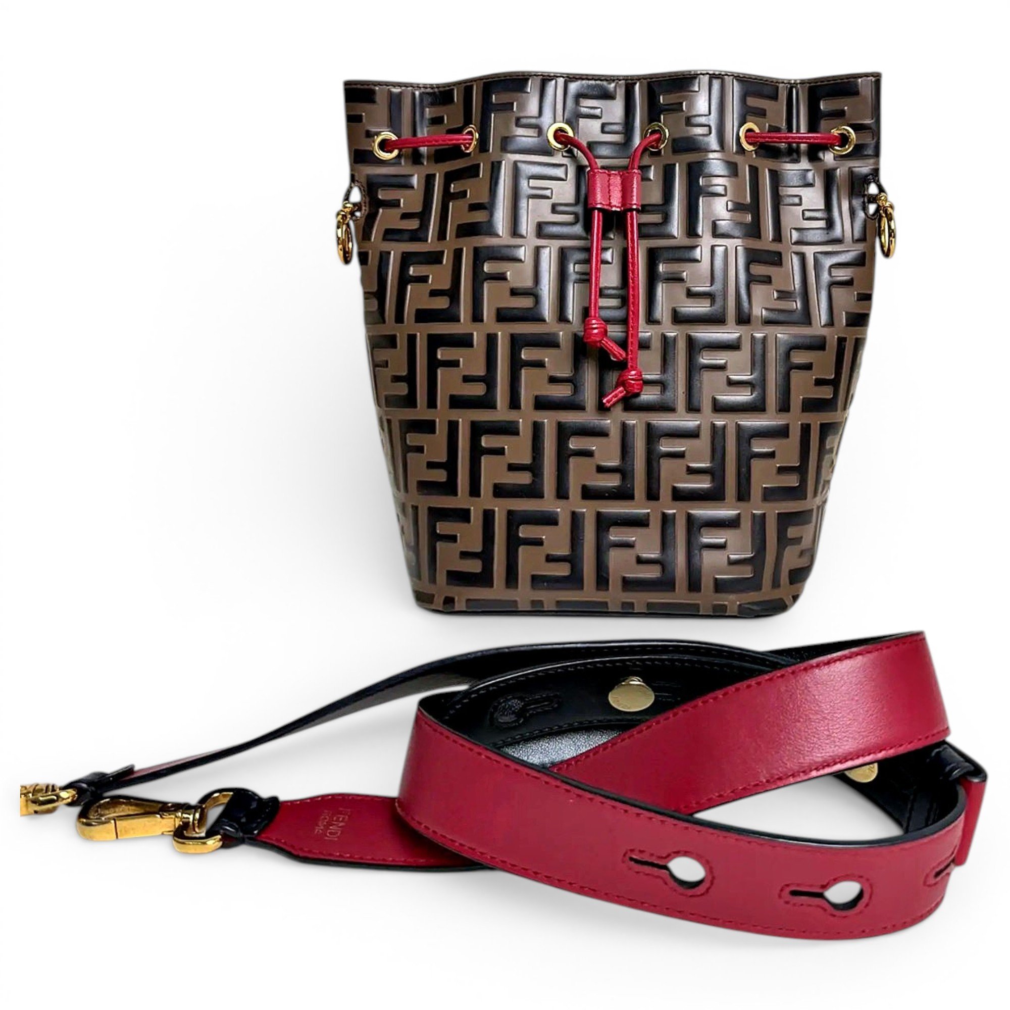 Mon Trésor leather crossbody bag