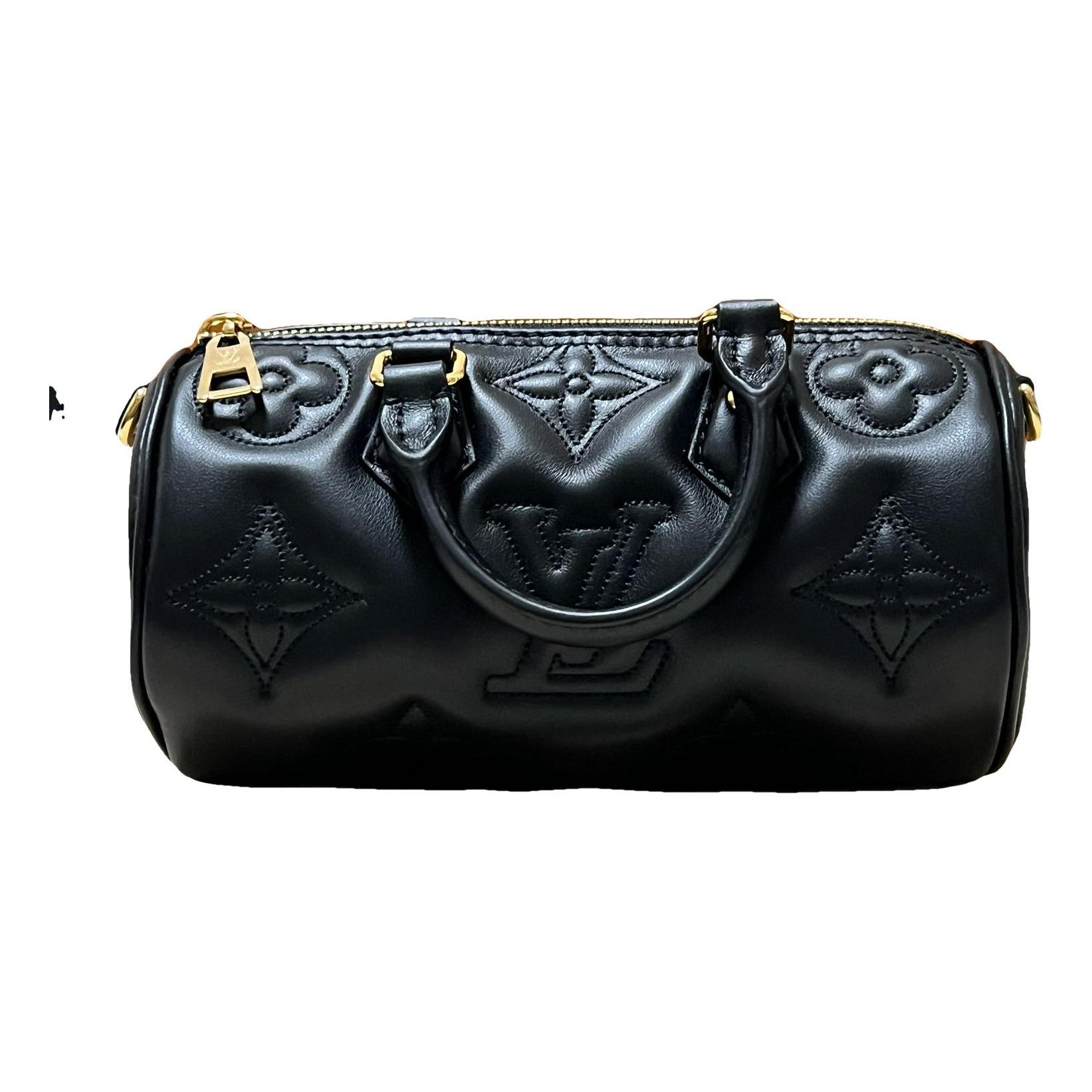 Papillon BB leather handbag