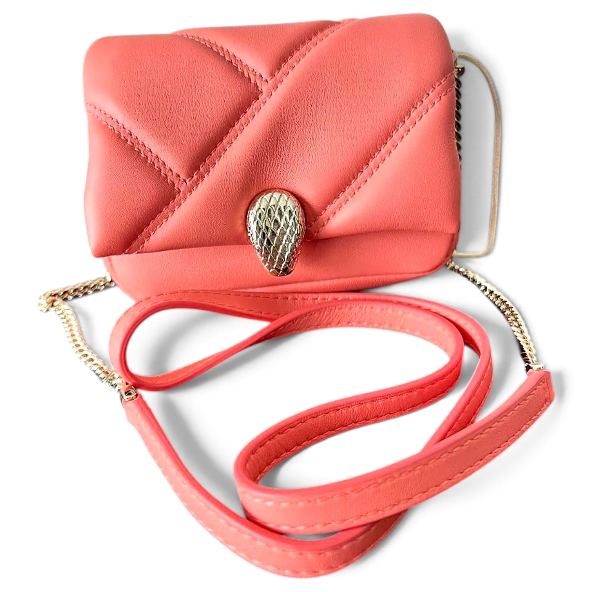 Serpenti leather handbag