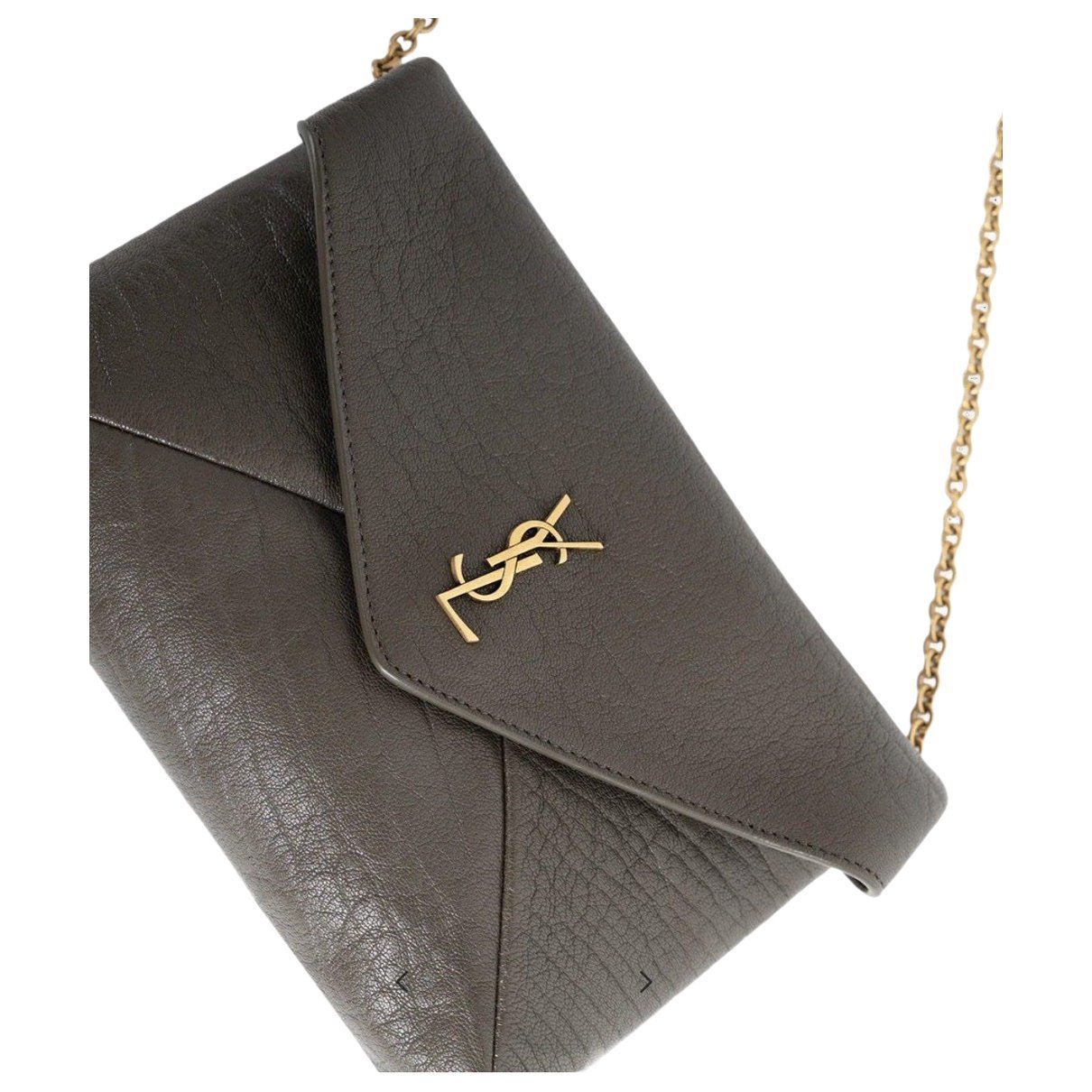 Envelope leather crossbody bag