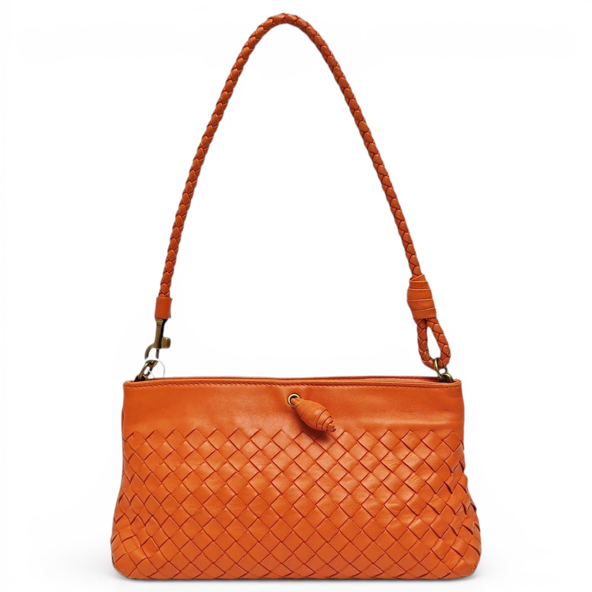 Knot leather handbag