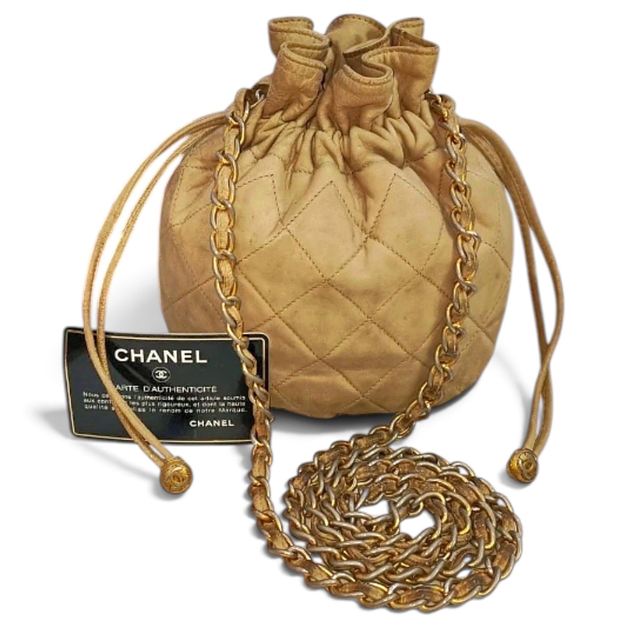 Leather bowling bag