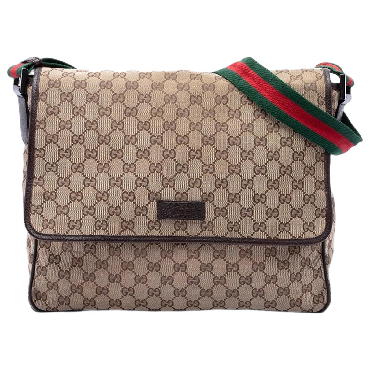 Gucci B cloth crossbody bag