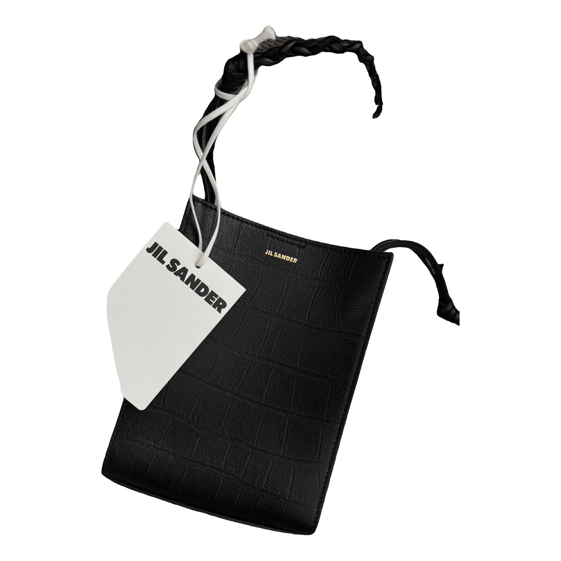 Jil Sander Tangle leather crossbody bag