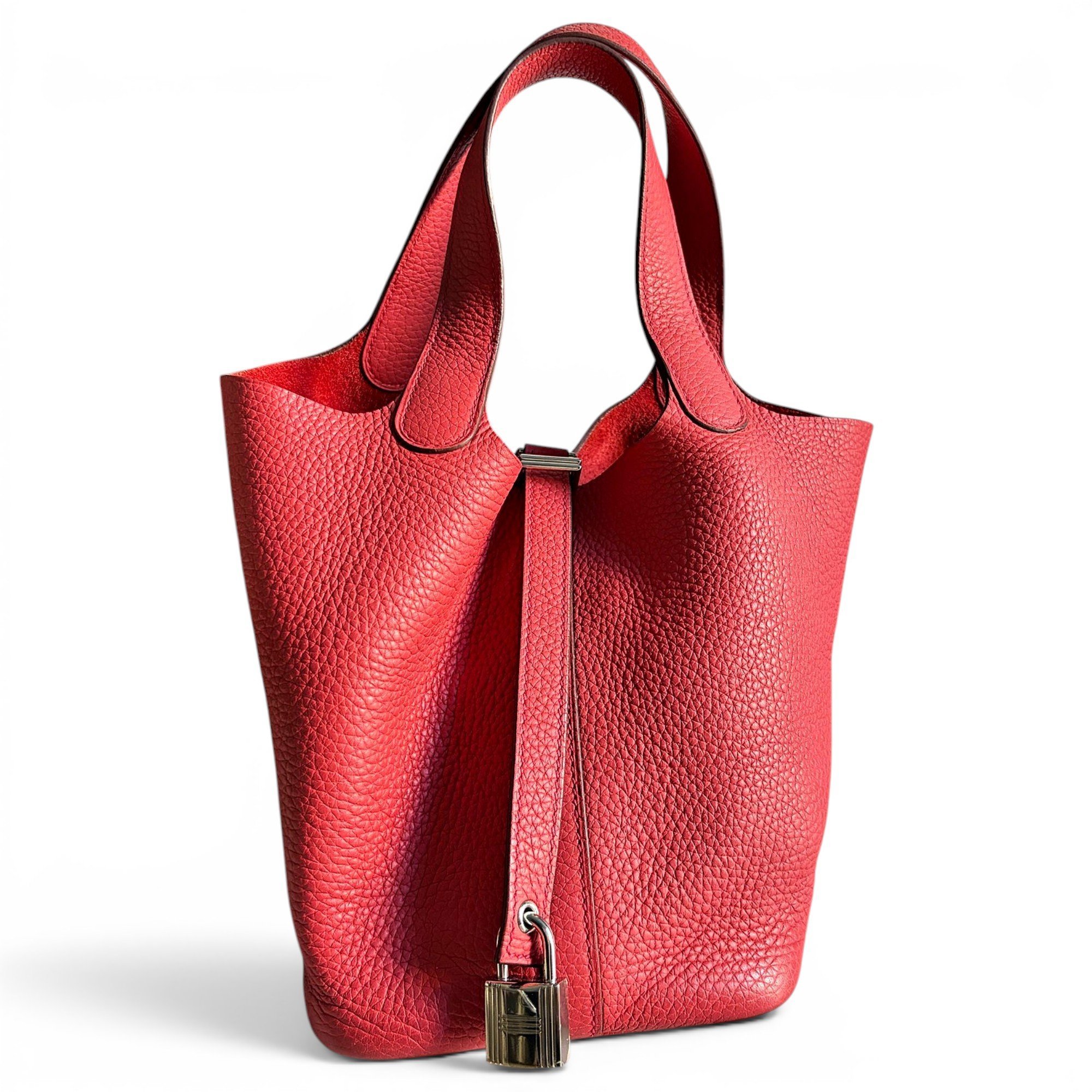 Picotin leather handbag