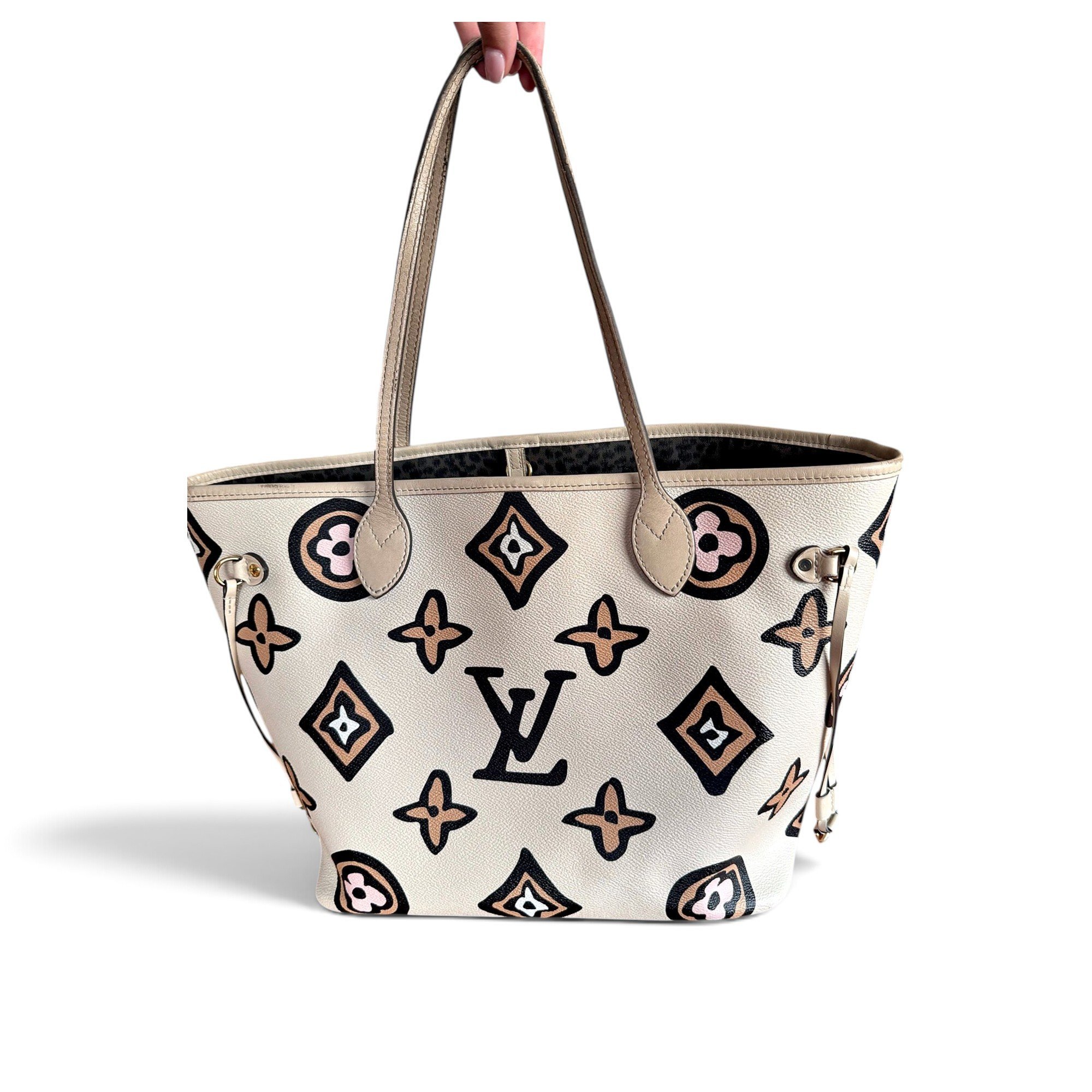 Neverfull leather tote