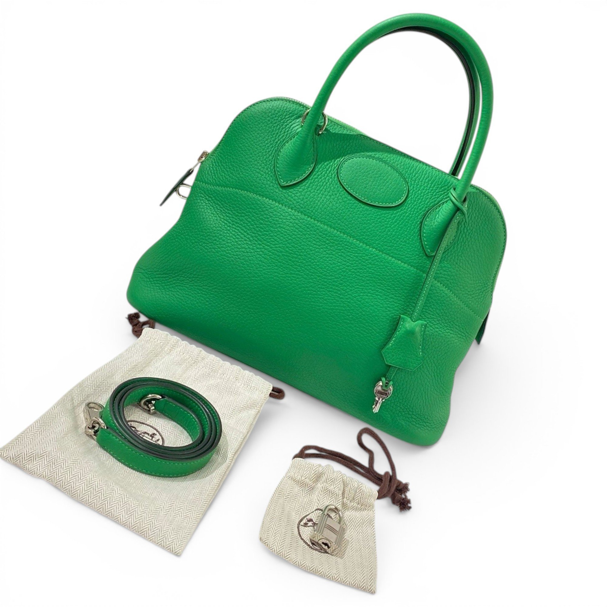 Bolide leather handbag