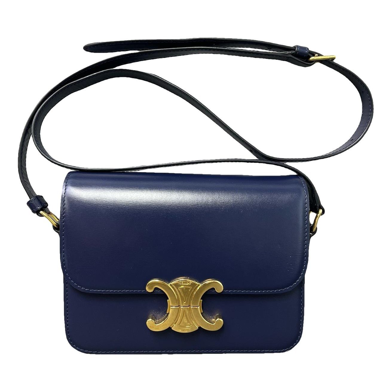 Triomphe pony-style calfskin handbag