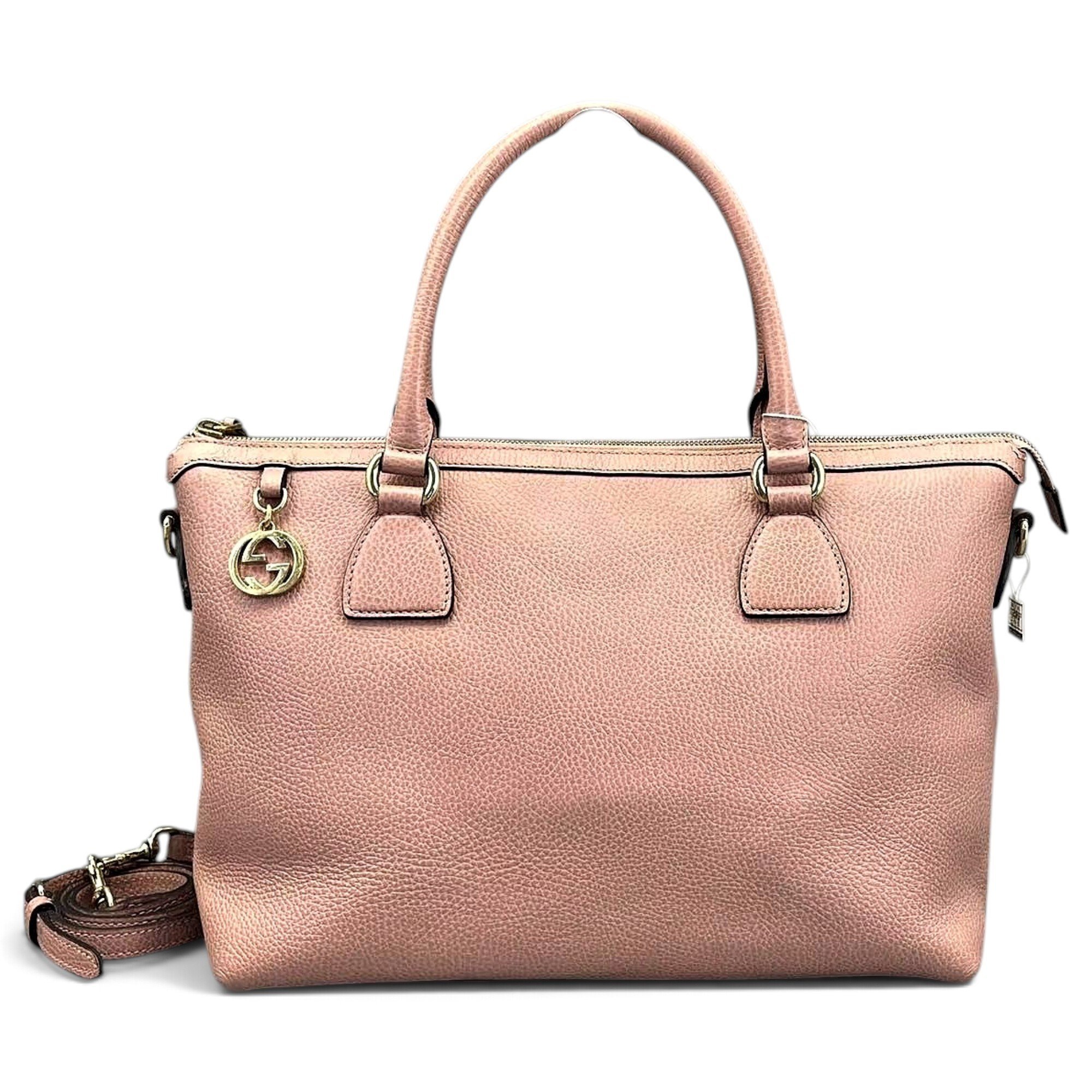 Leather tote