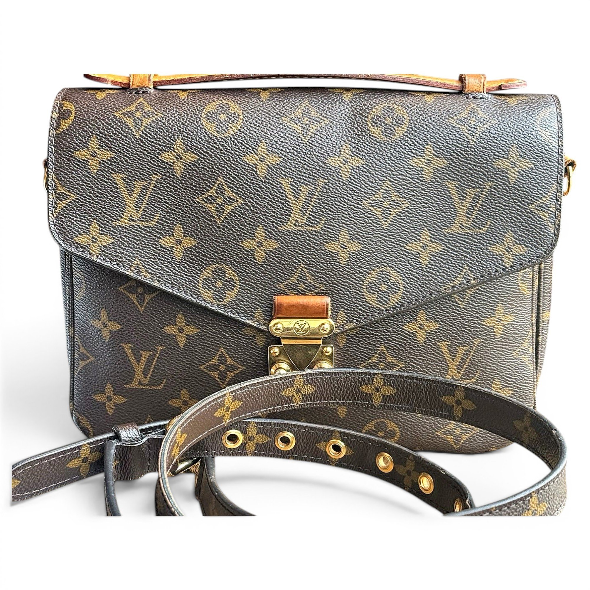 Metis leather handbag