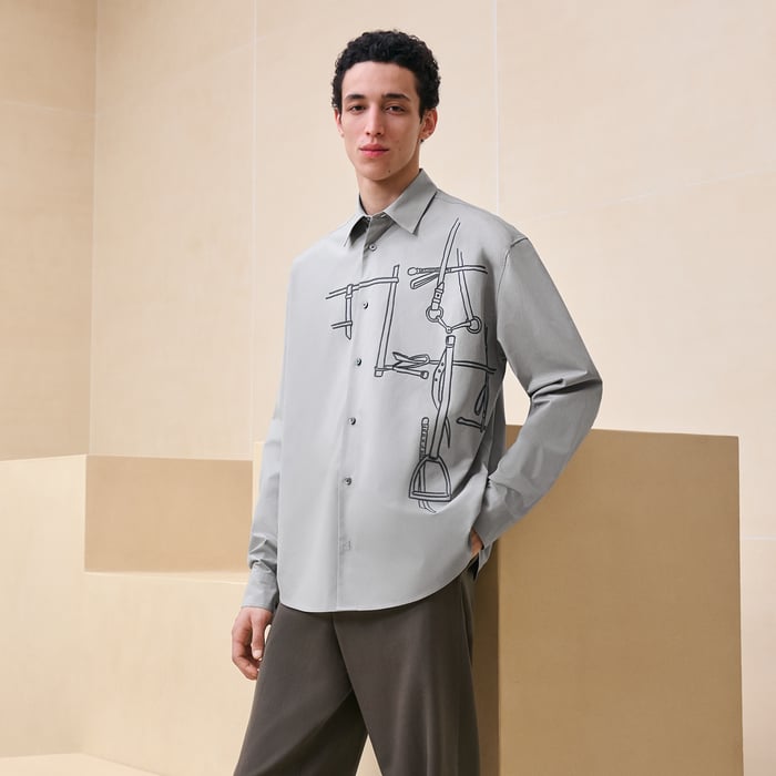 Silex "Harnais En Gouache 3d" Sporty Fit Shirt