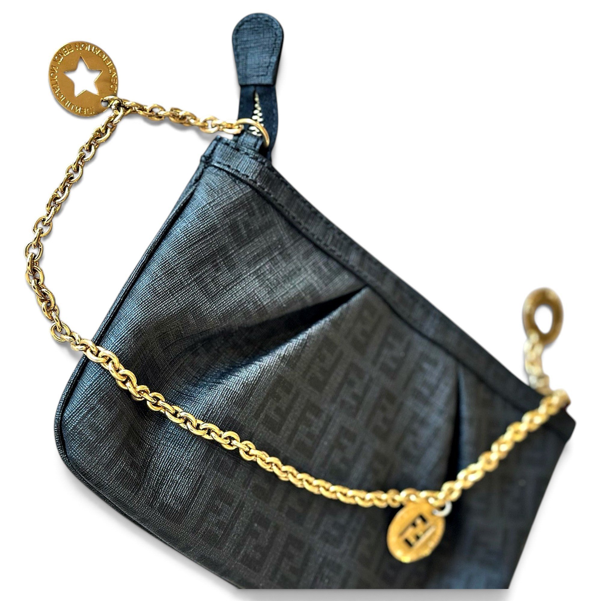 Baguette leather handbag