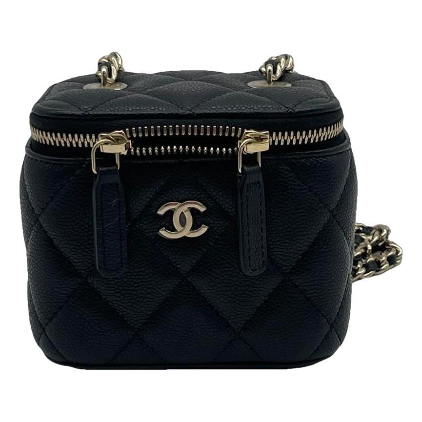 Trendy CC Vanity leather handbag
