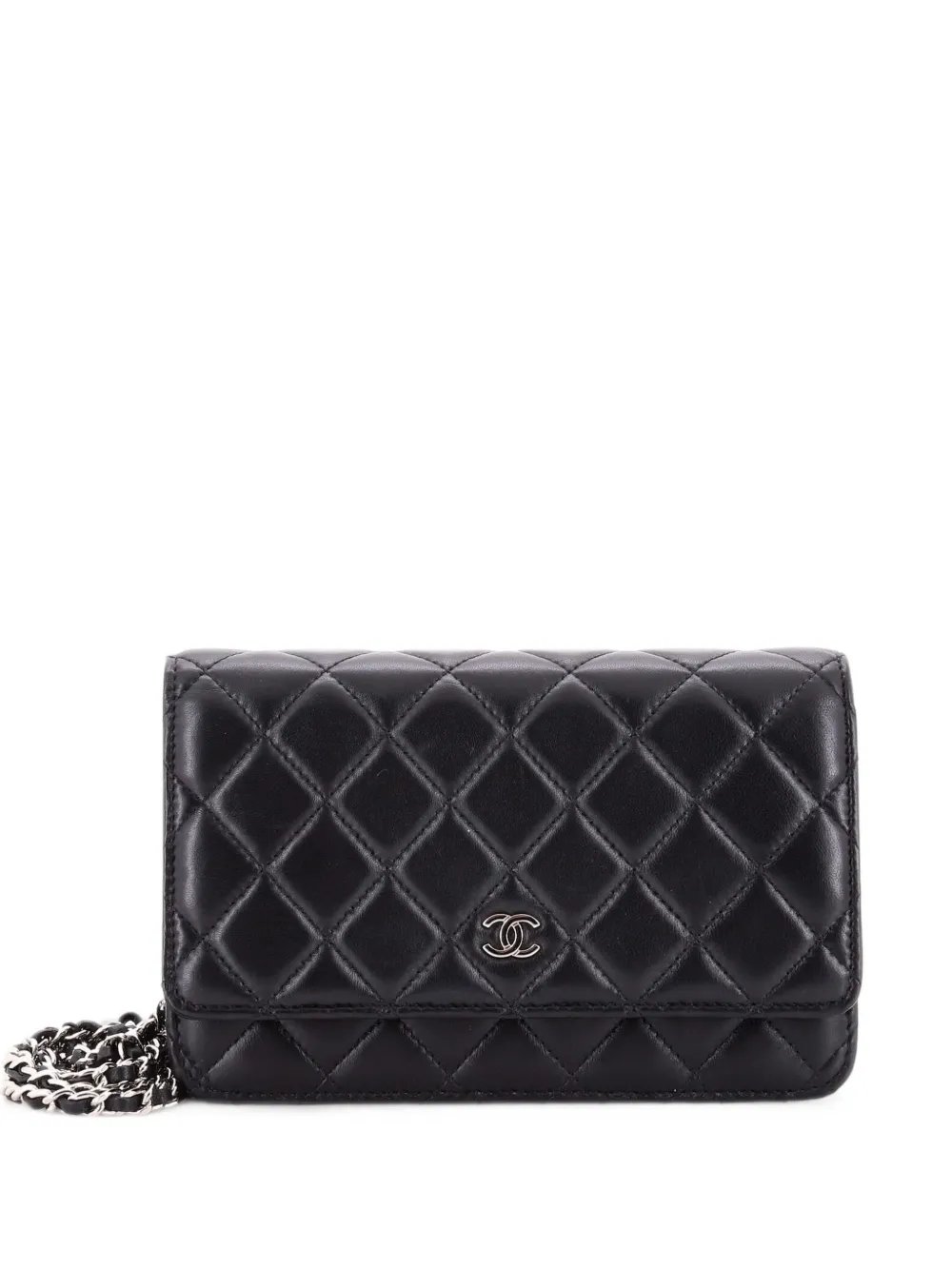 Wallet on Chain Quilted Lambskin crossbody bag