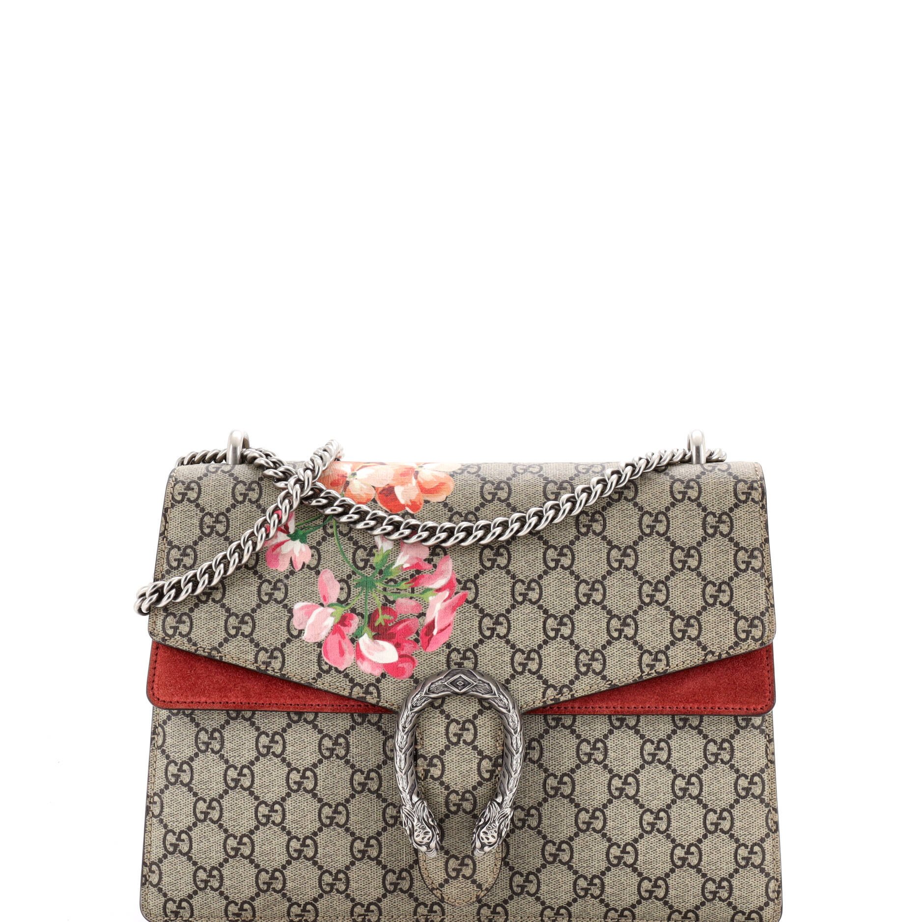 Dionysus Bag Blooms Print GG Coated Canvas Medium