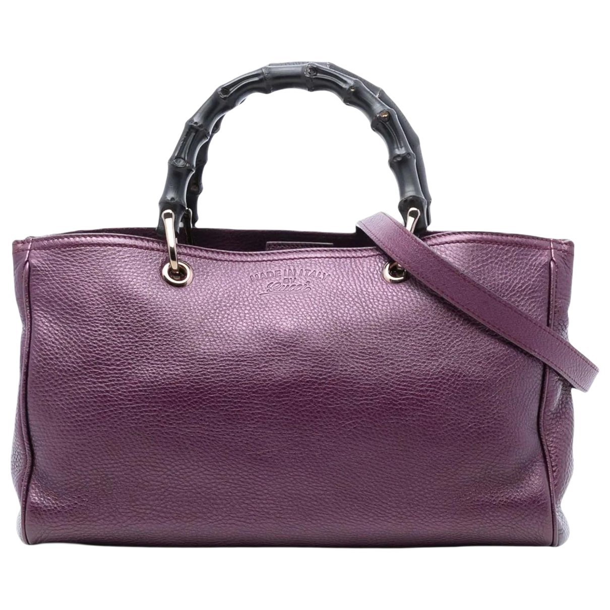 Bamboo leather satchel