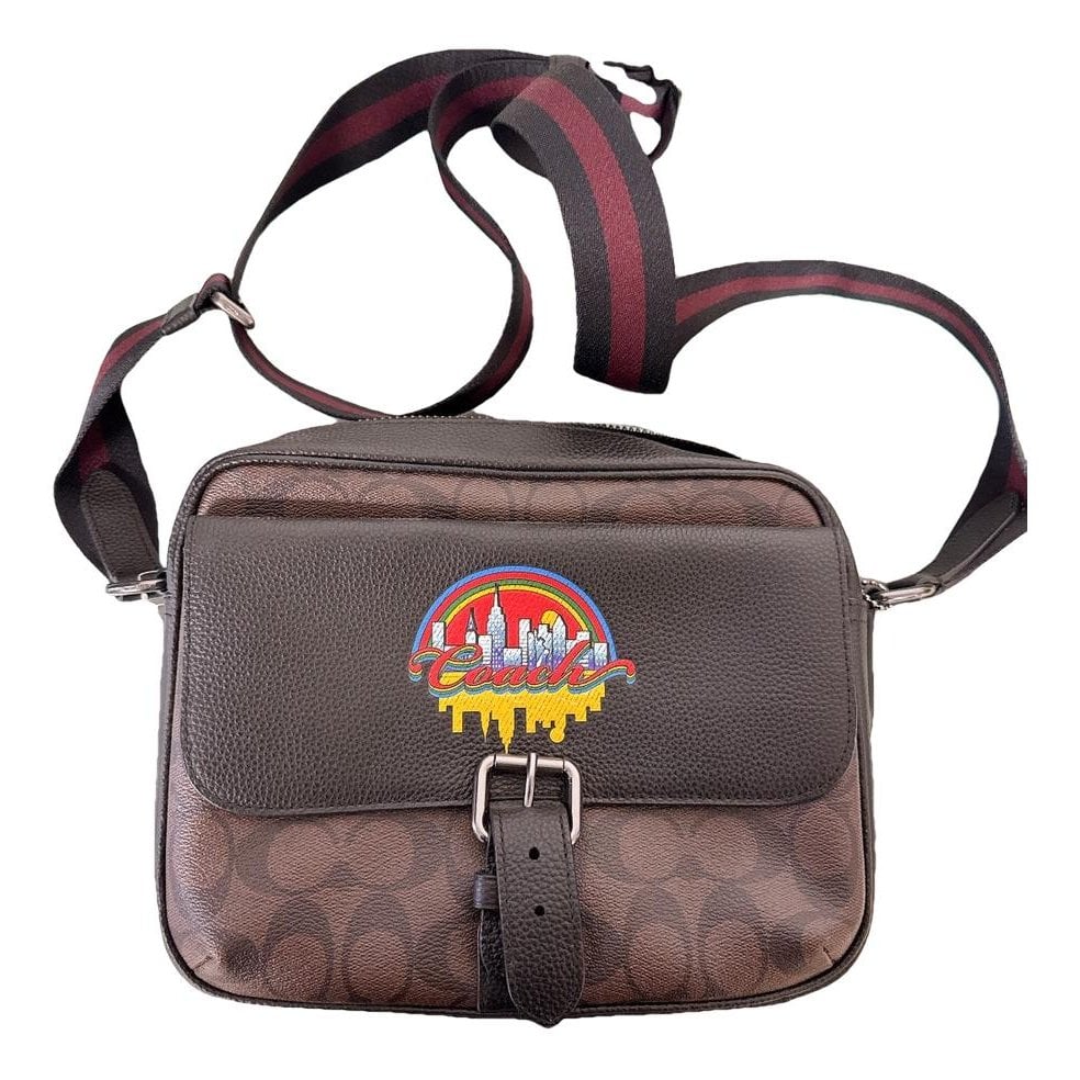 Leather crossbody bag