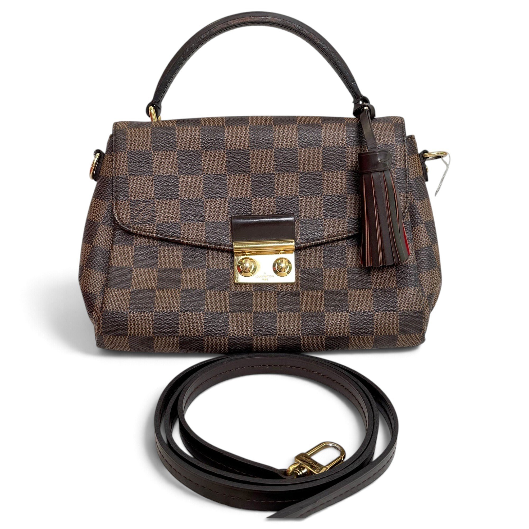Croisette leather handbag