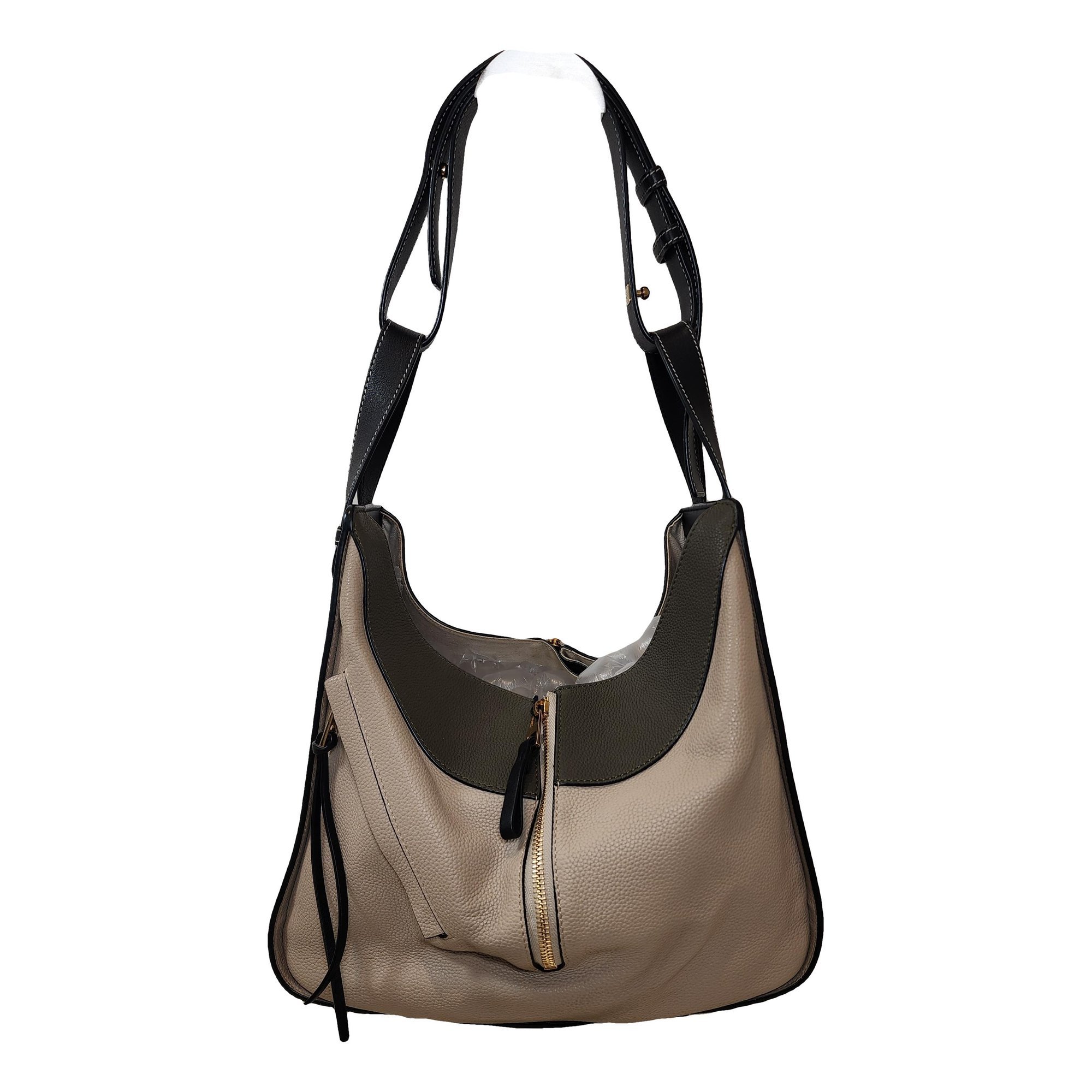 Hammock leather handbag
