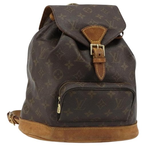 Louis Vuitton Montsouris cloth backpack