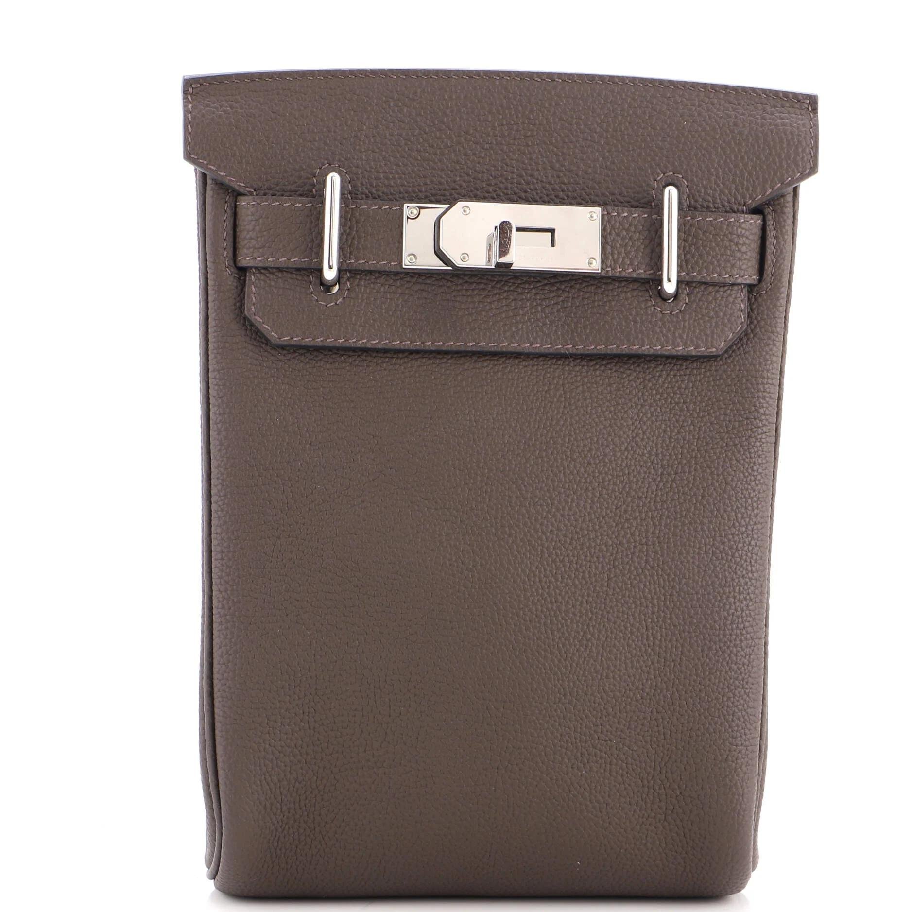 Leather backpack