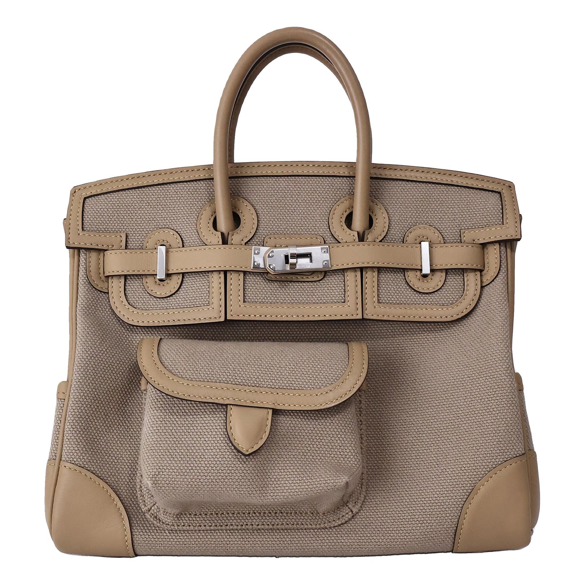 Birkin Cargo leather handbag