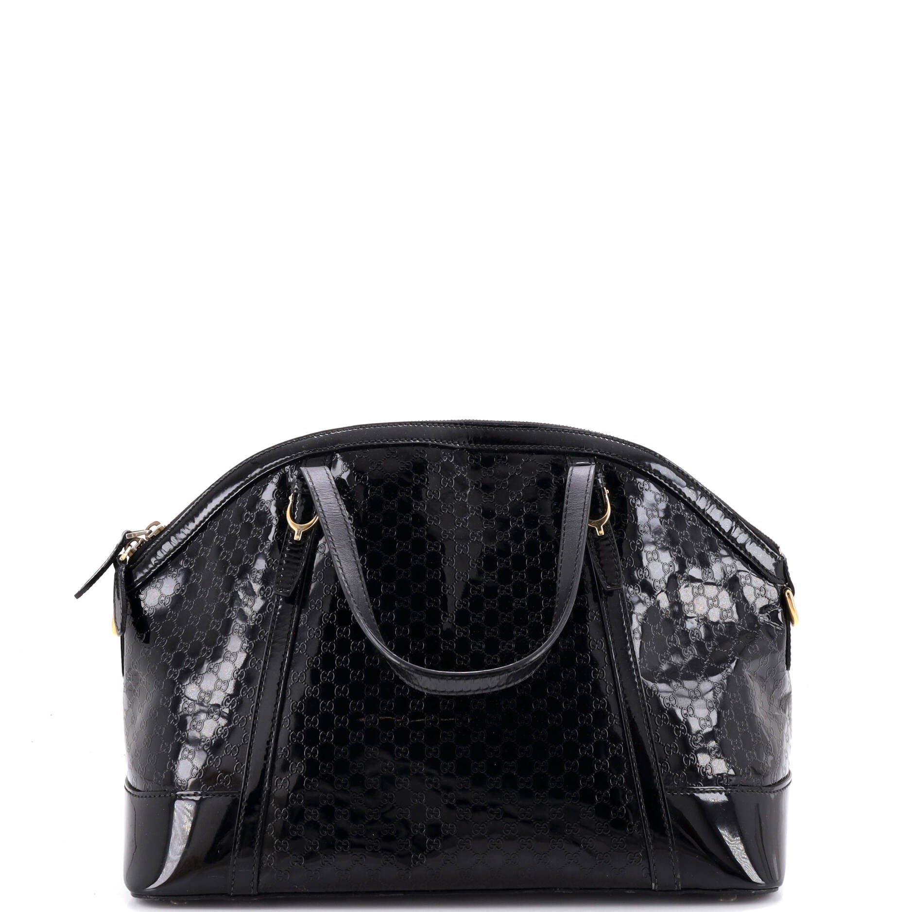 Nice Top Handle Bag Microguccissima Patent Medium