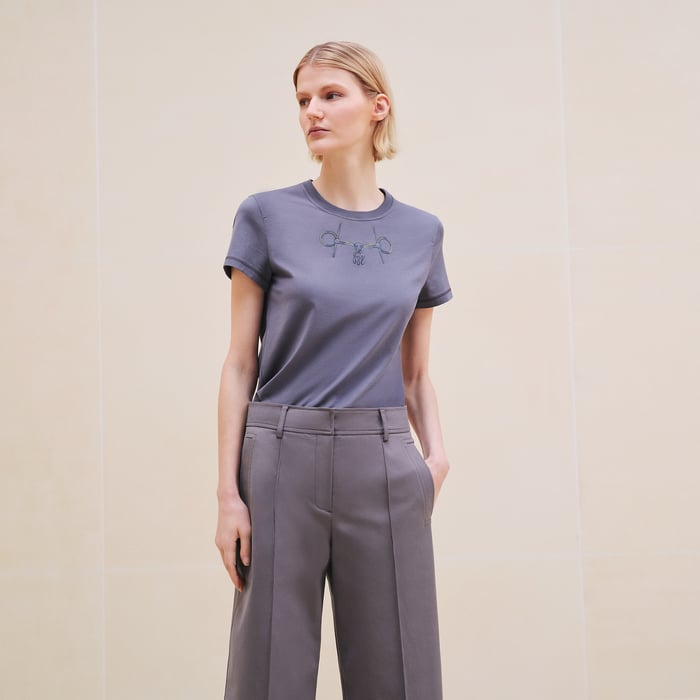 Gris Nuage "Mors" Straight T-shirt