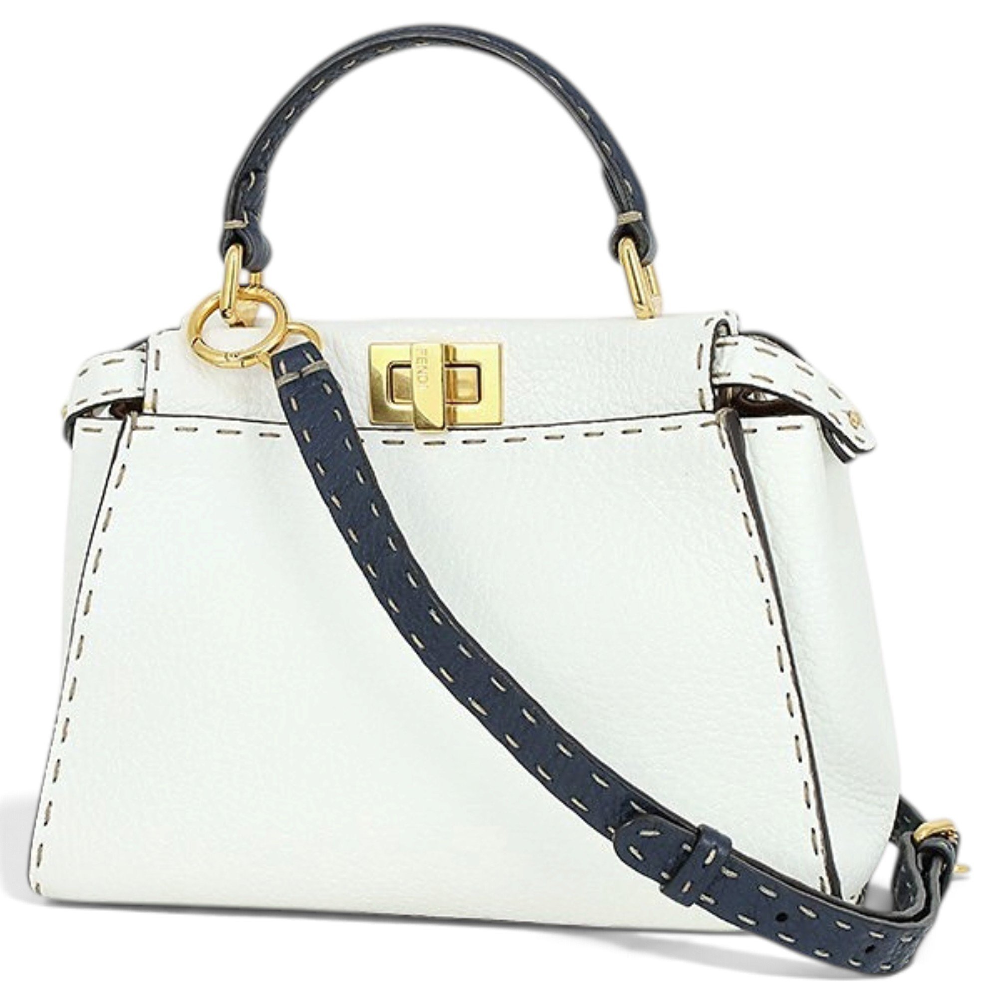 Peekaboo leather handbag